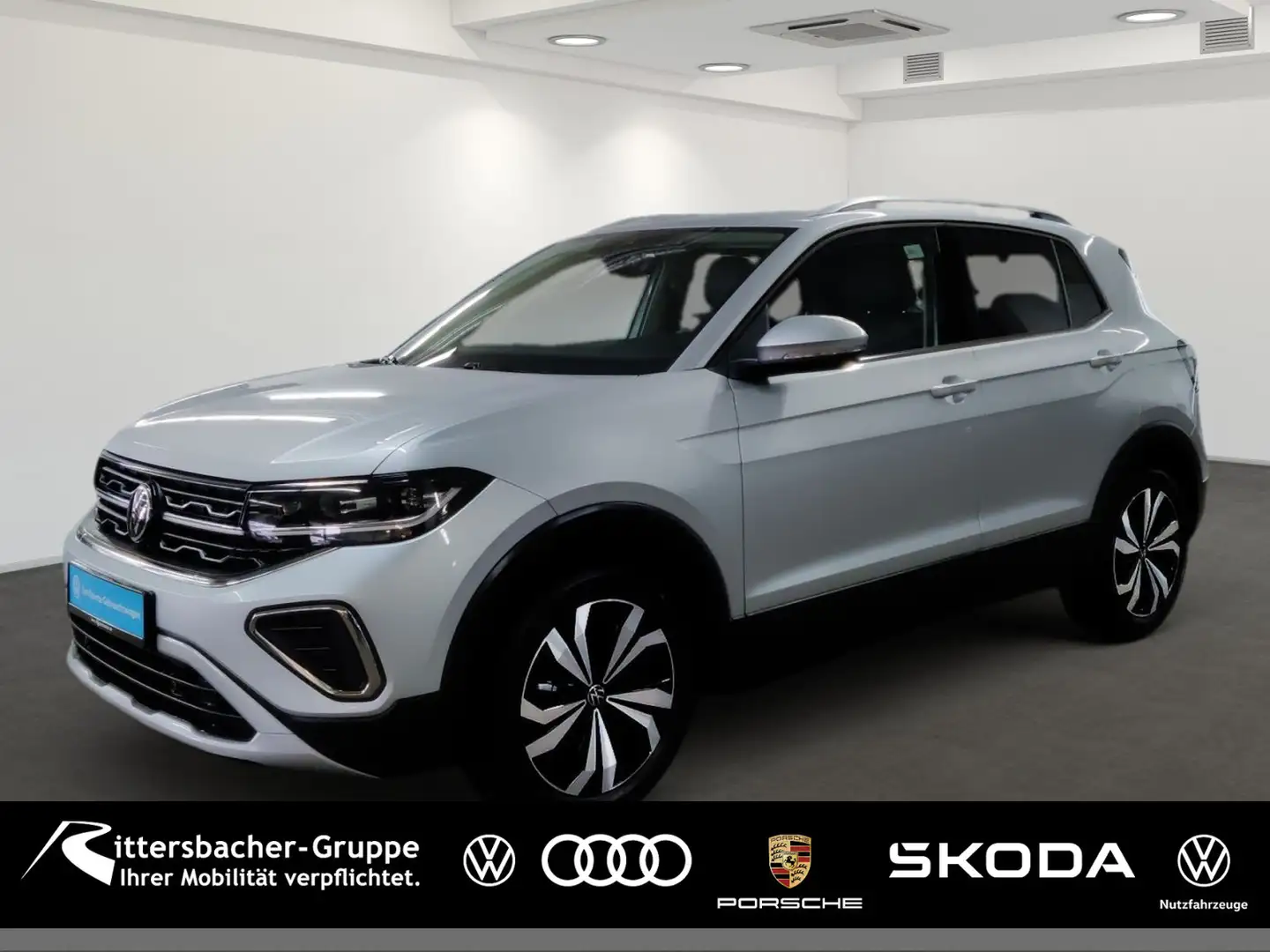 Volkswagen T-Cross 1.0 TSI Style DSG Navi IQLIGHT Silber - 1