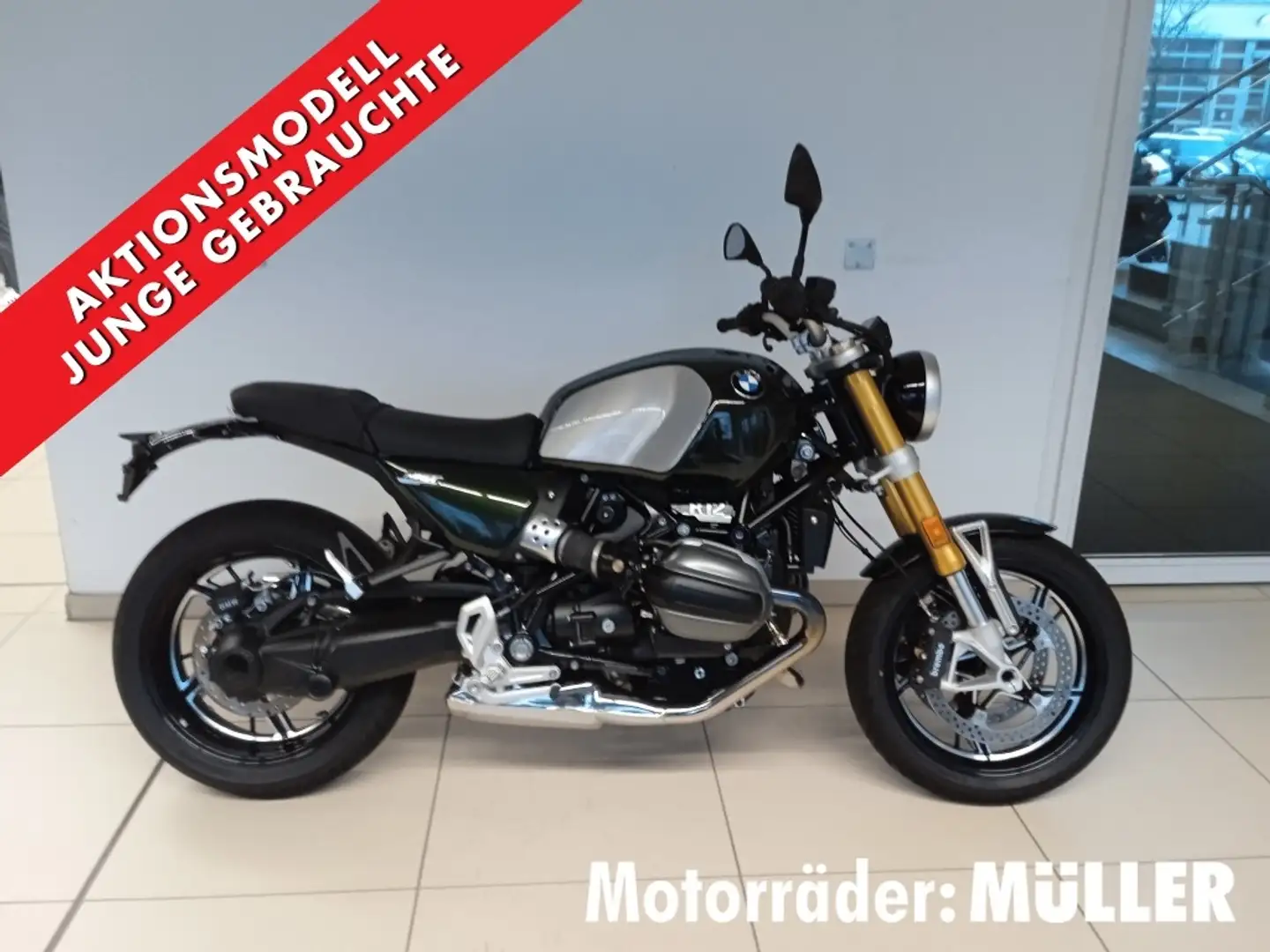 BMW R nineT 12, Komfort-Paket, Digital Display, DWA, Grün - 1