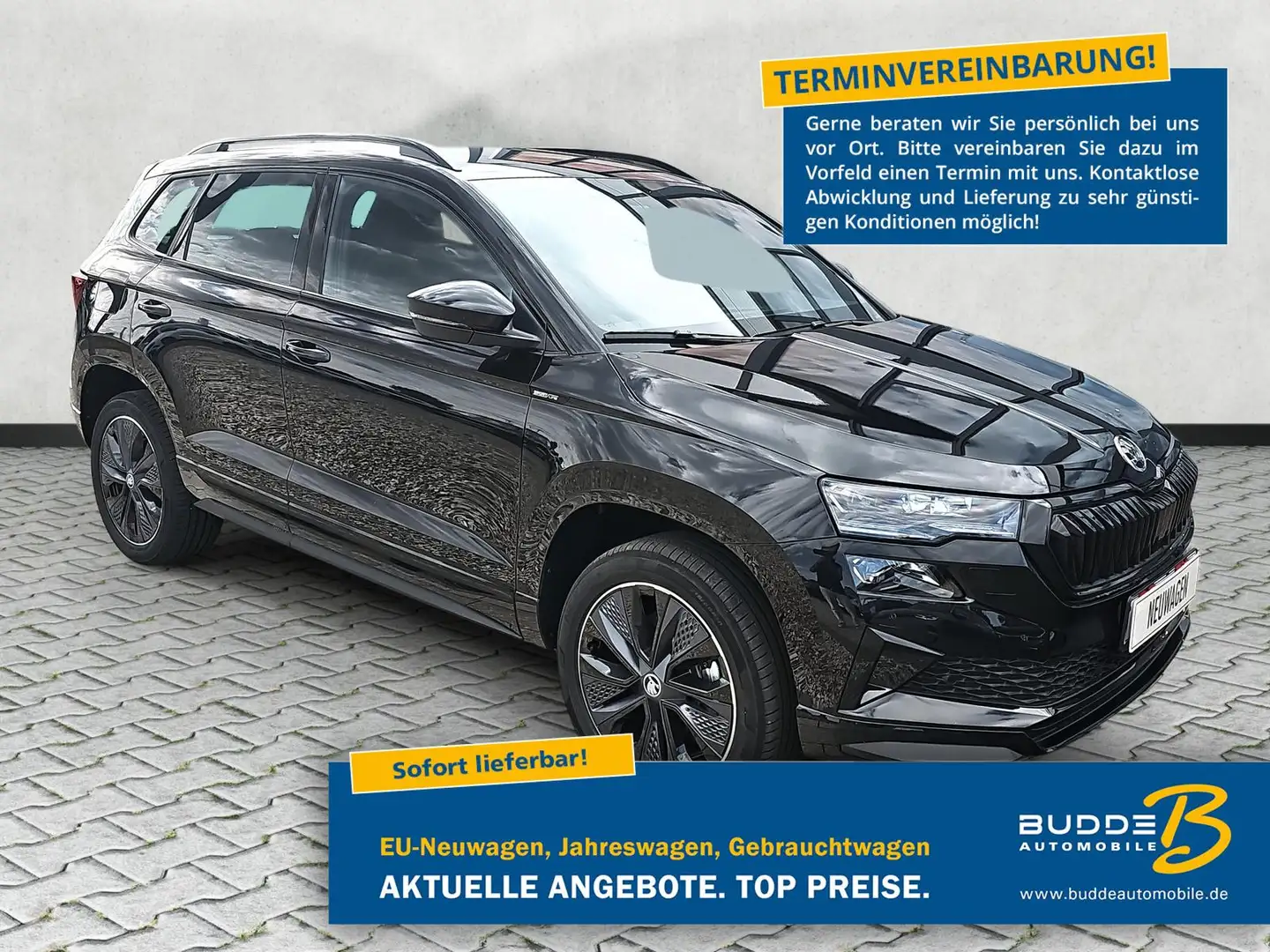 Skoda Karoq 1.5 TSI DSG Sportline / ACC / 4J.Garantie Fekete - 1