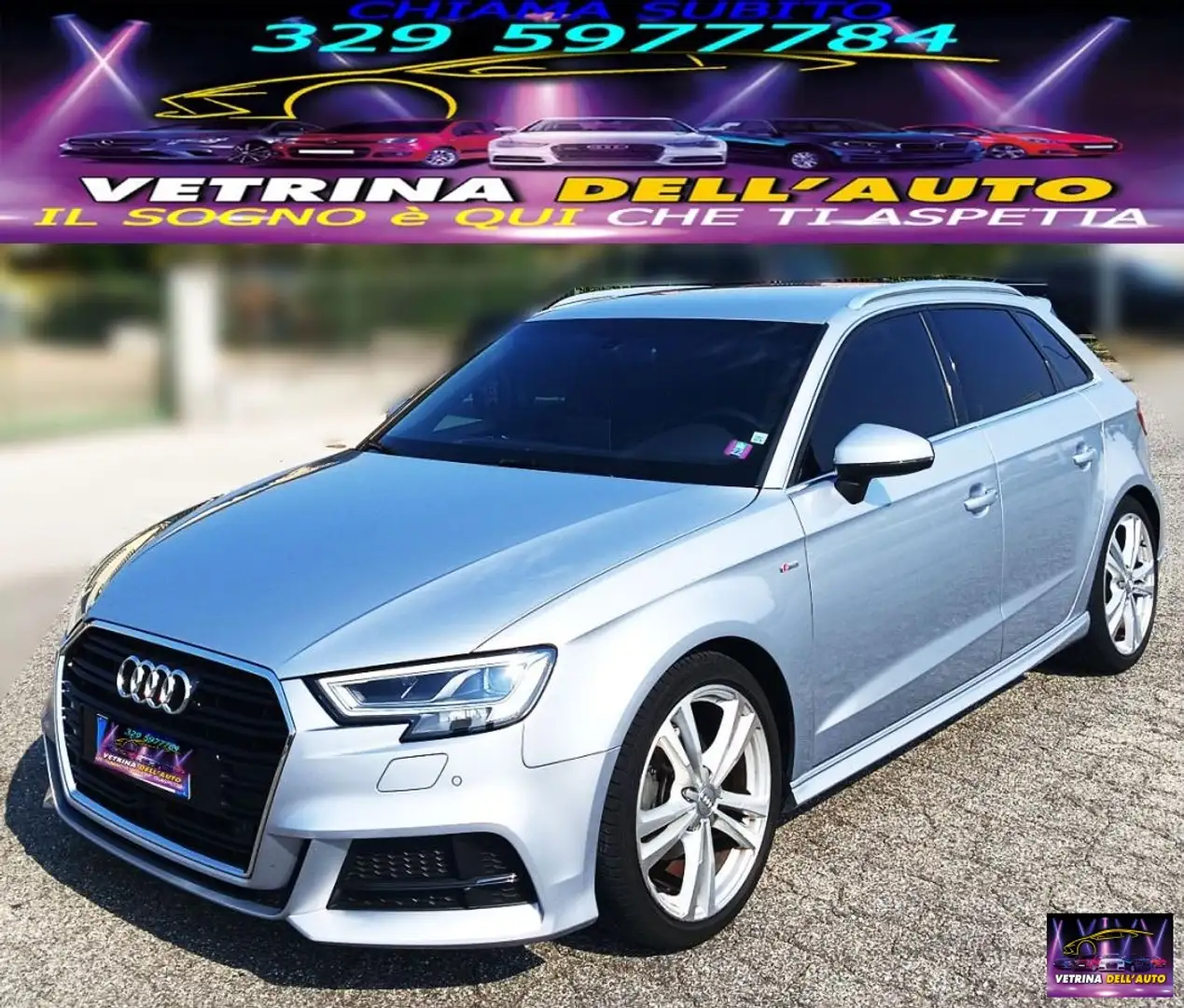 Audi A3 1.5 TFSI COD S tronic Sport Grau - 1