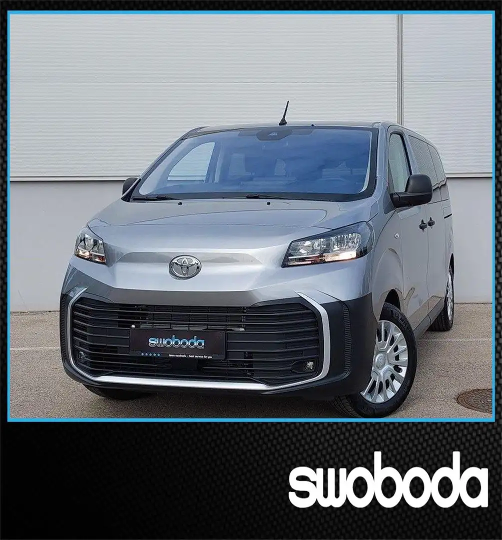 Toyota Proace Verso 2,0 l, 145 Shuttle Medium + Travel-P. Plateado - 1