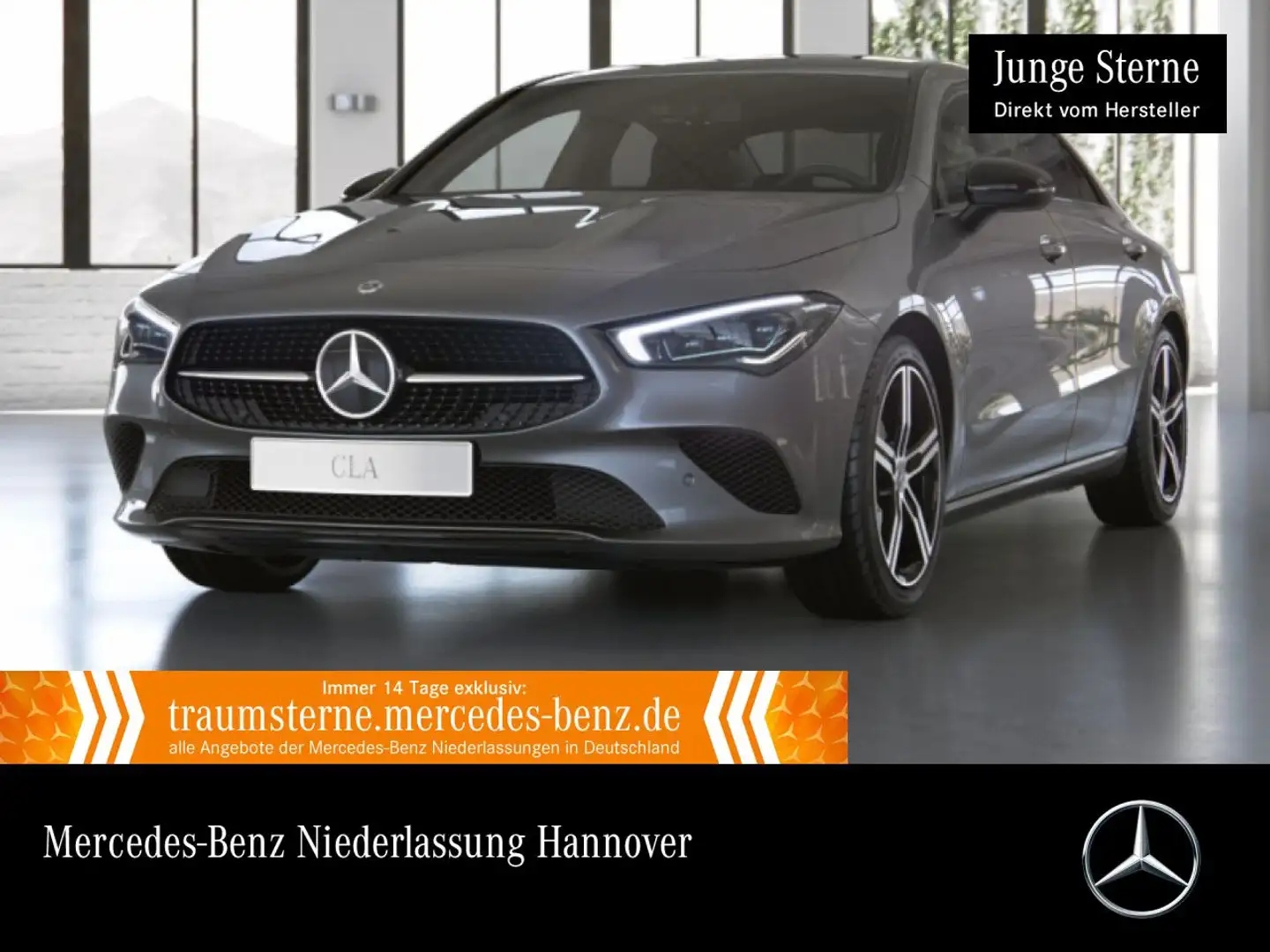 Mercedes-Benz CLA 180 PROGRESSIVE+NIGHT+MULTIBEAM+KAMERA+TOTW+7G Grau - 1