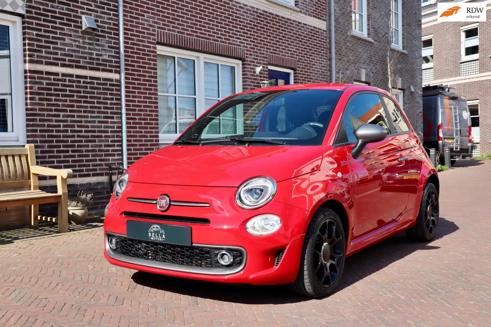 Fiat 500 S 0.9 Sport | Rosso Corsa | 6 Bak | Cruise Control Rood - 1