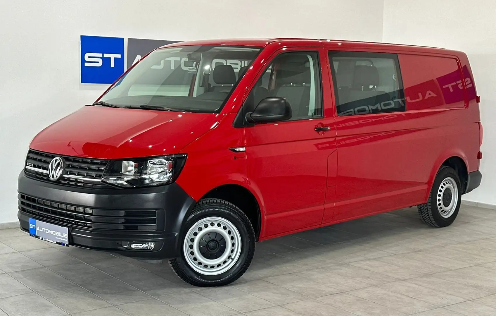 Volkswagen T6 Kombi lang 4Motion**1.BESITZ**STANDHEIZUNG** Roşu - 1