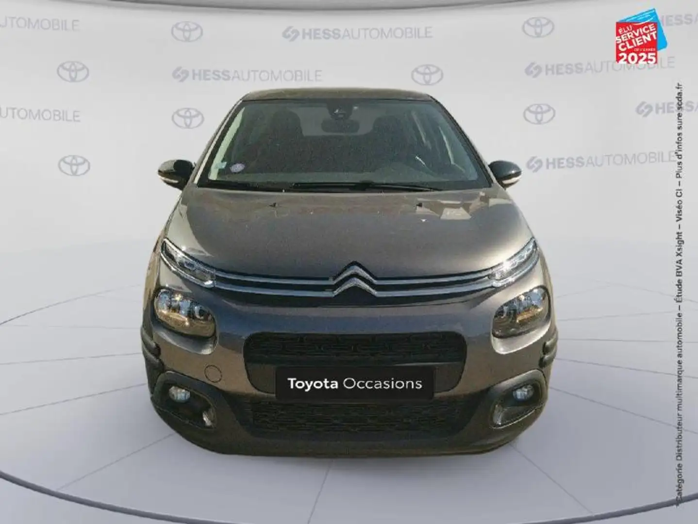 Citroen C3 1.2 PureTech 110ch S/S Feel Pack Radar AR Carplay Gris - 2