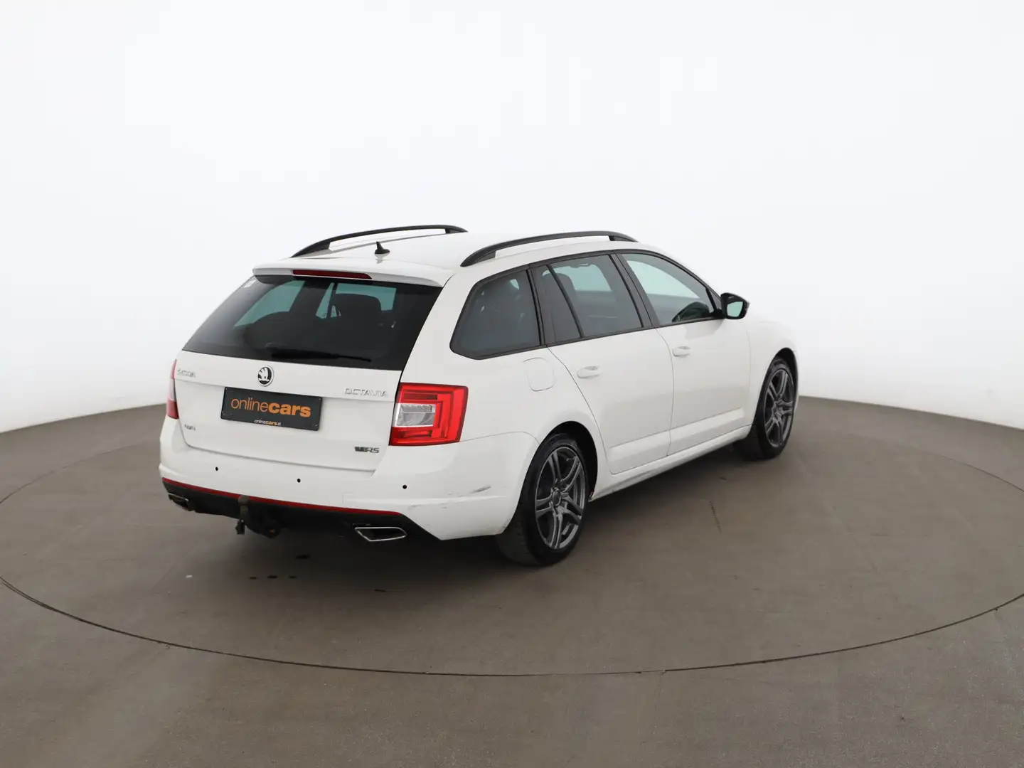 Skoda Octavia Combi 2.0 TDI RS 4x4 Aut XENON AHK RADAR Weiß - 2