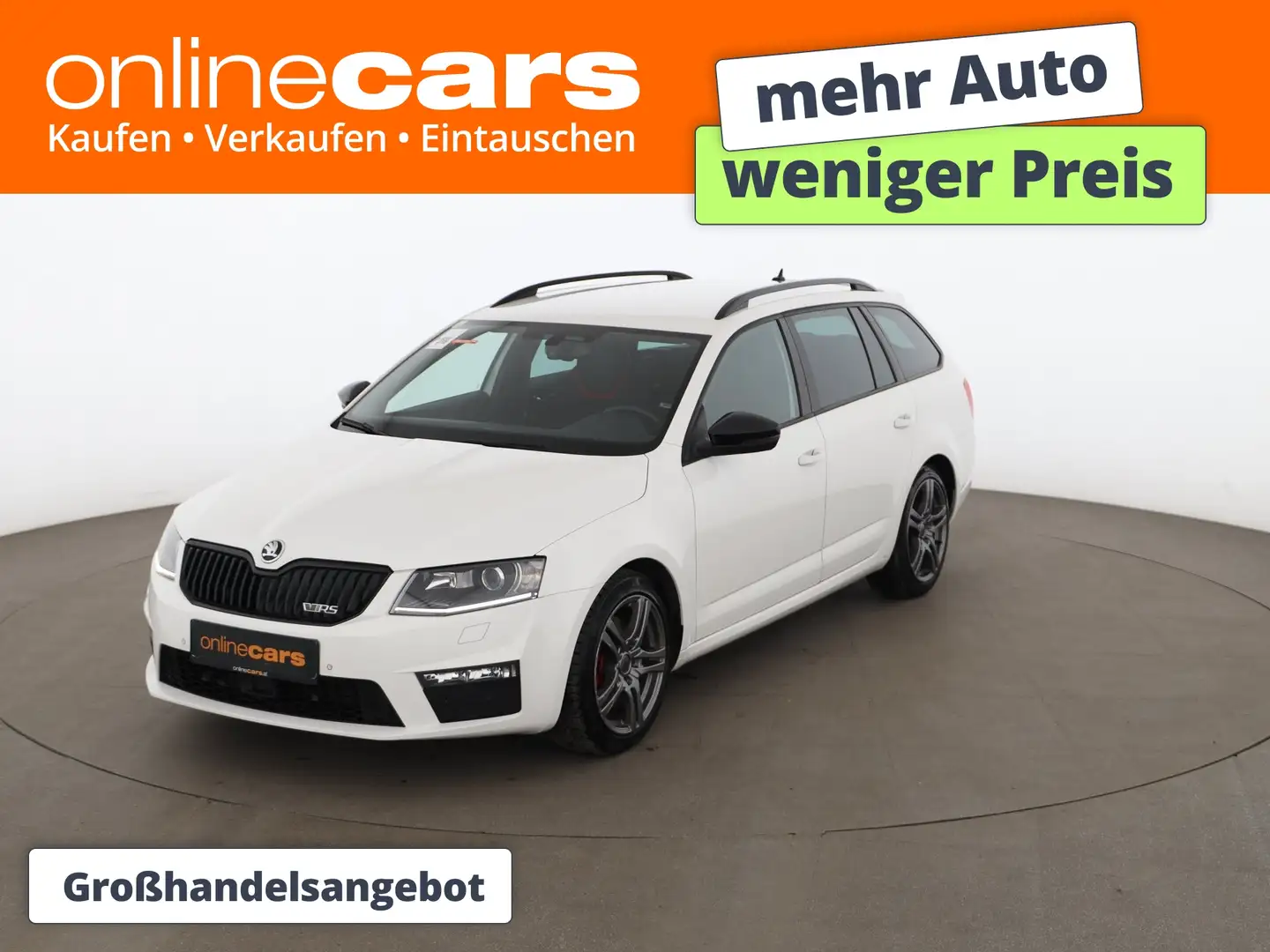 Skoda Octavia Combi 2.0 TDI RS 4x4 Aut XENON AHK RADAR Weiß - 1
