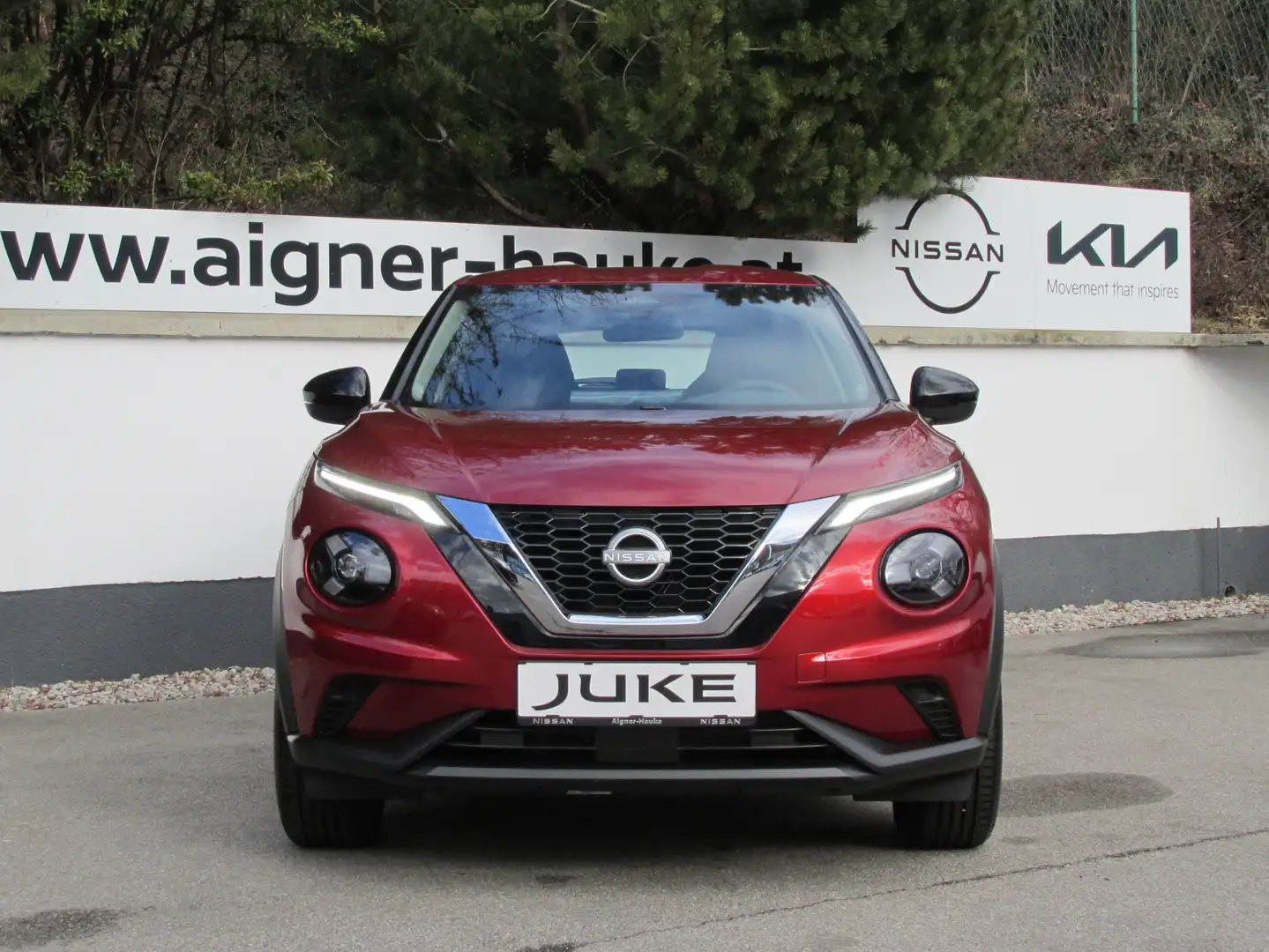 Nissan Juke 1,0 DIG-T Acenta+ Gratis Winterräder!! Rot - 2
