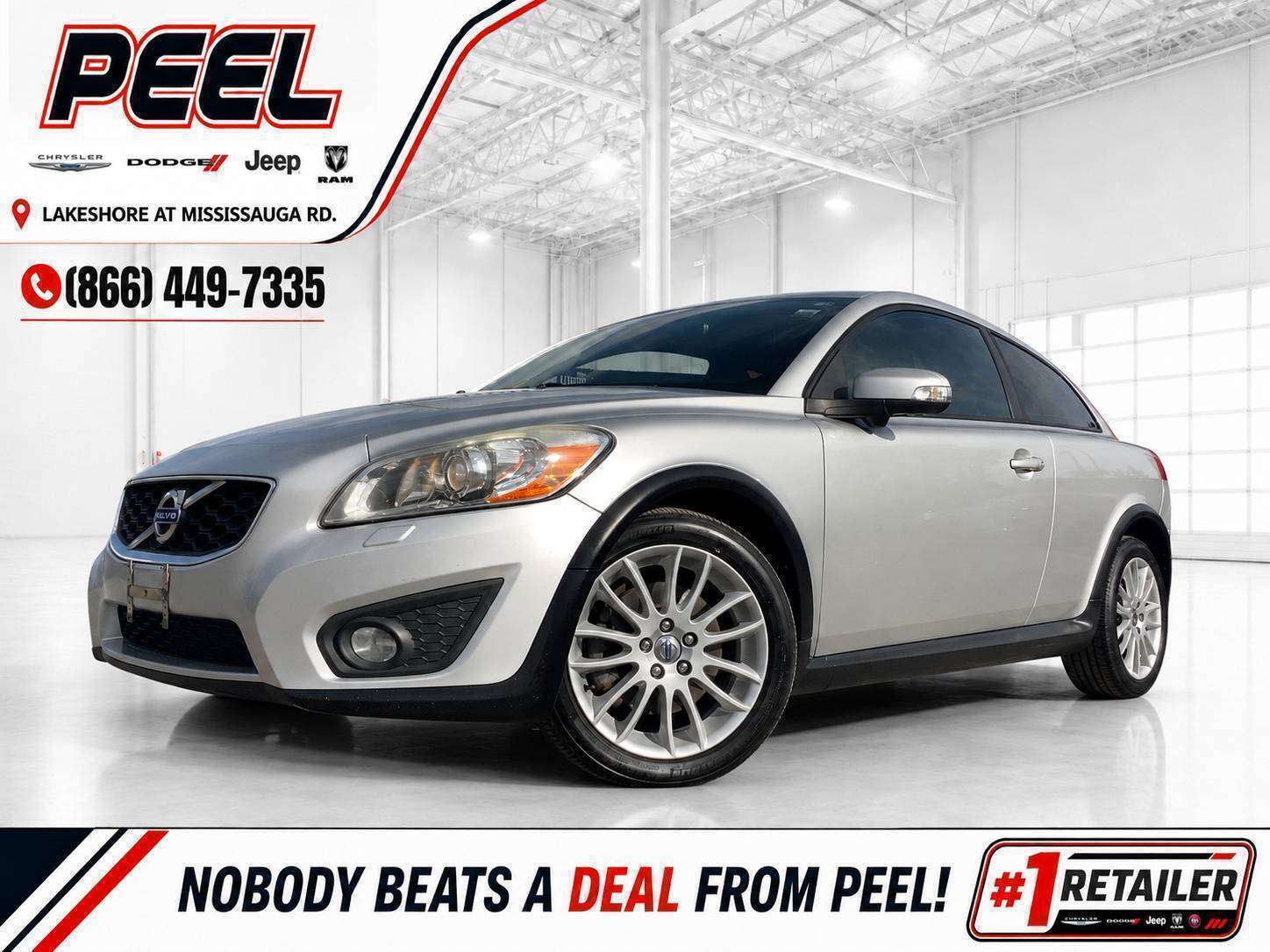 Silver 2012 Volvo C30 Hatchback Front-Wheel Drive Automatic