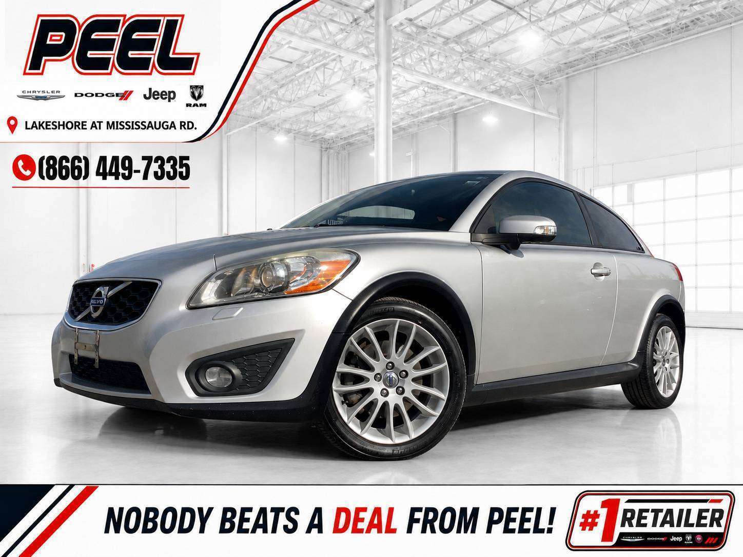 Silver 2012 Volvo C30 Hatchback Front-Wheel Drive Automatic