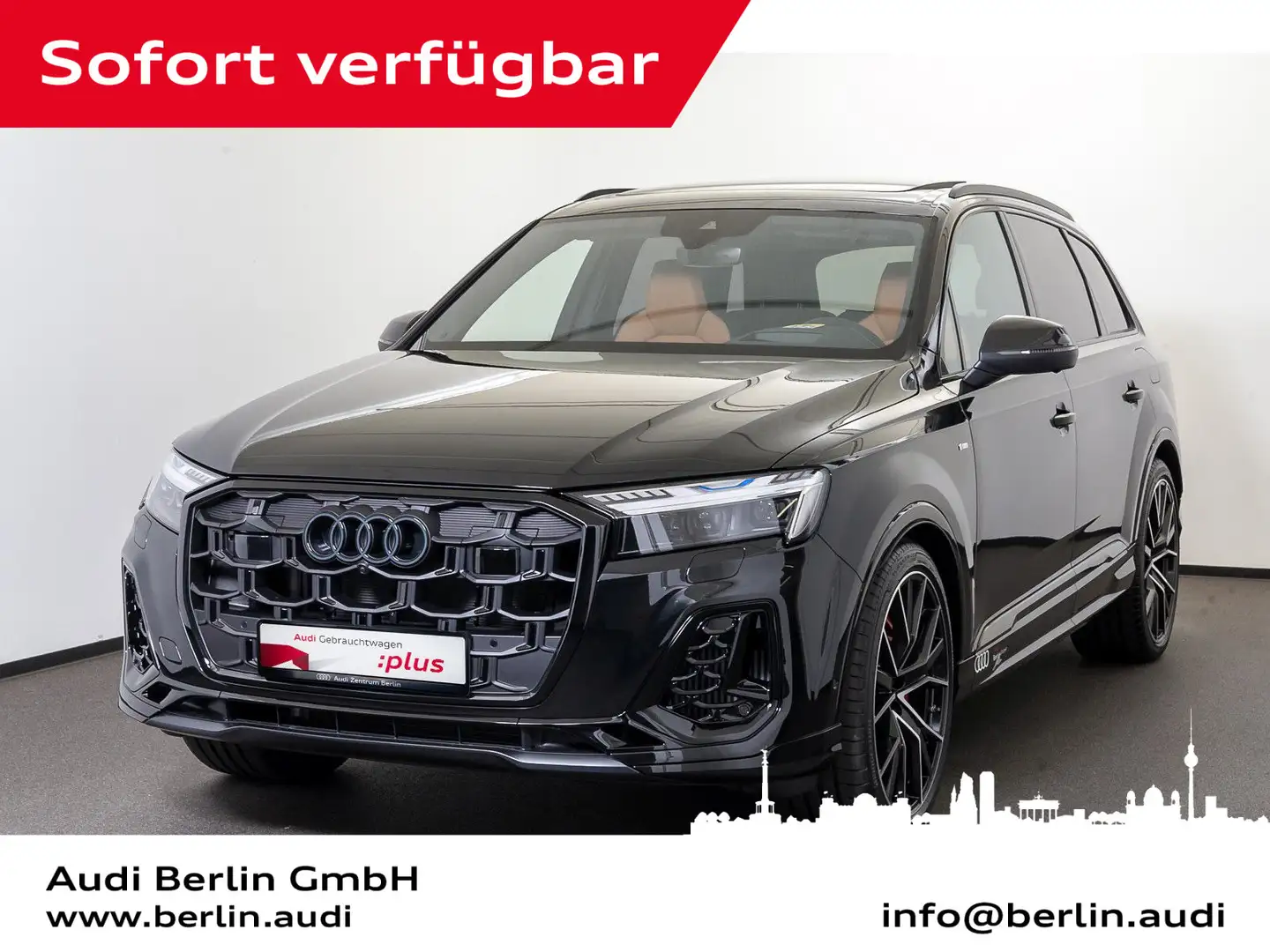 Audi Q7 S line 55 TFSI e quattro tiptronic Schwarz - 1