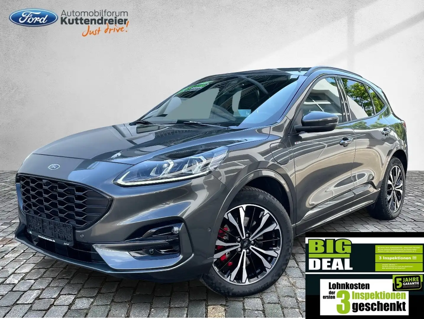 Ford Kuga PHEV ST-Line X Navi Kamera Voll-LED Sitzhei Grijs - 1