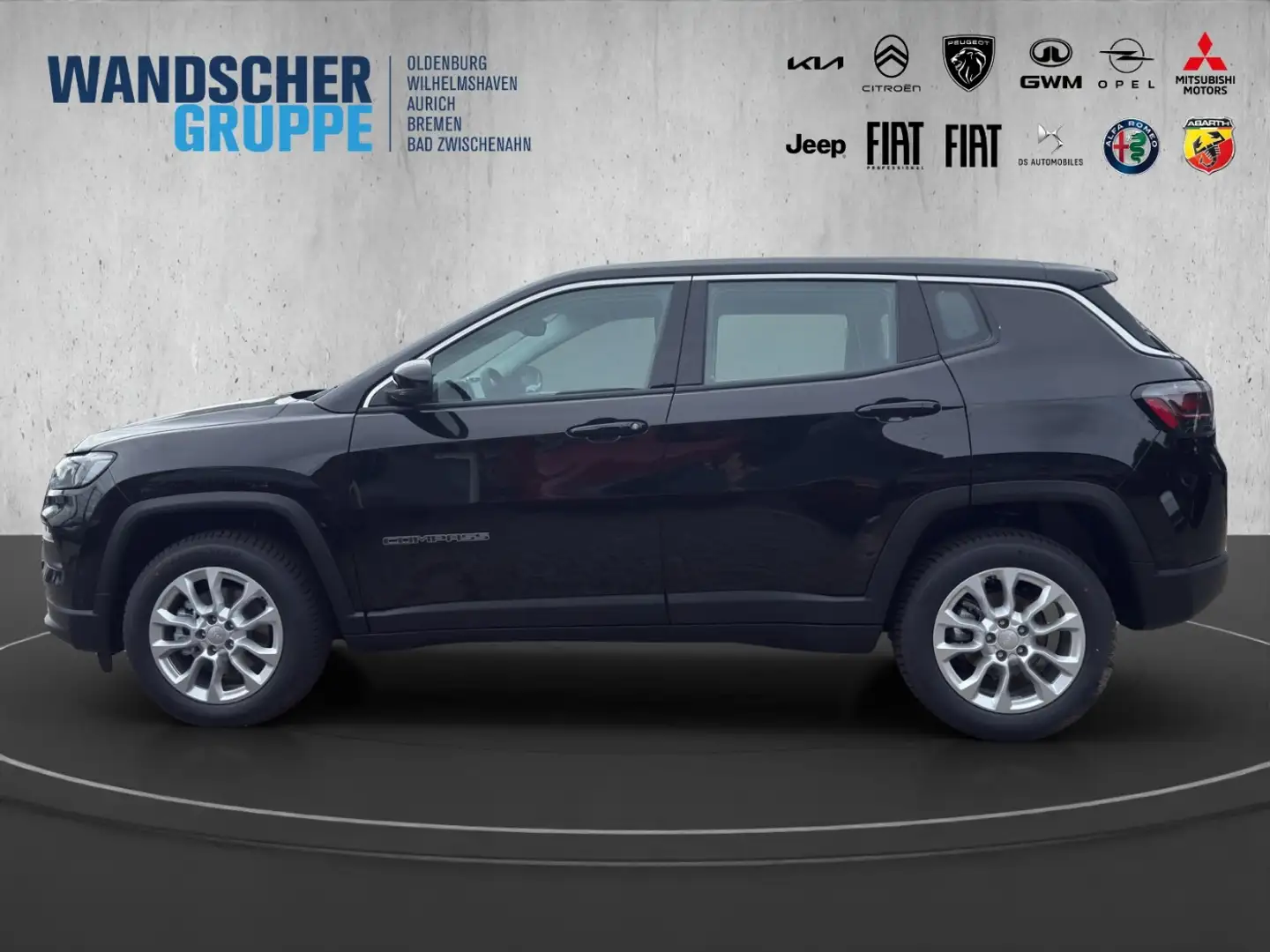 Jeep Compass e-Hybrid MY25 Altitude 1.5l FWD *PDC*SHZ* Zwart - 2