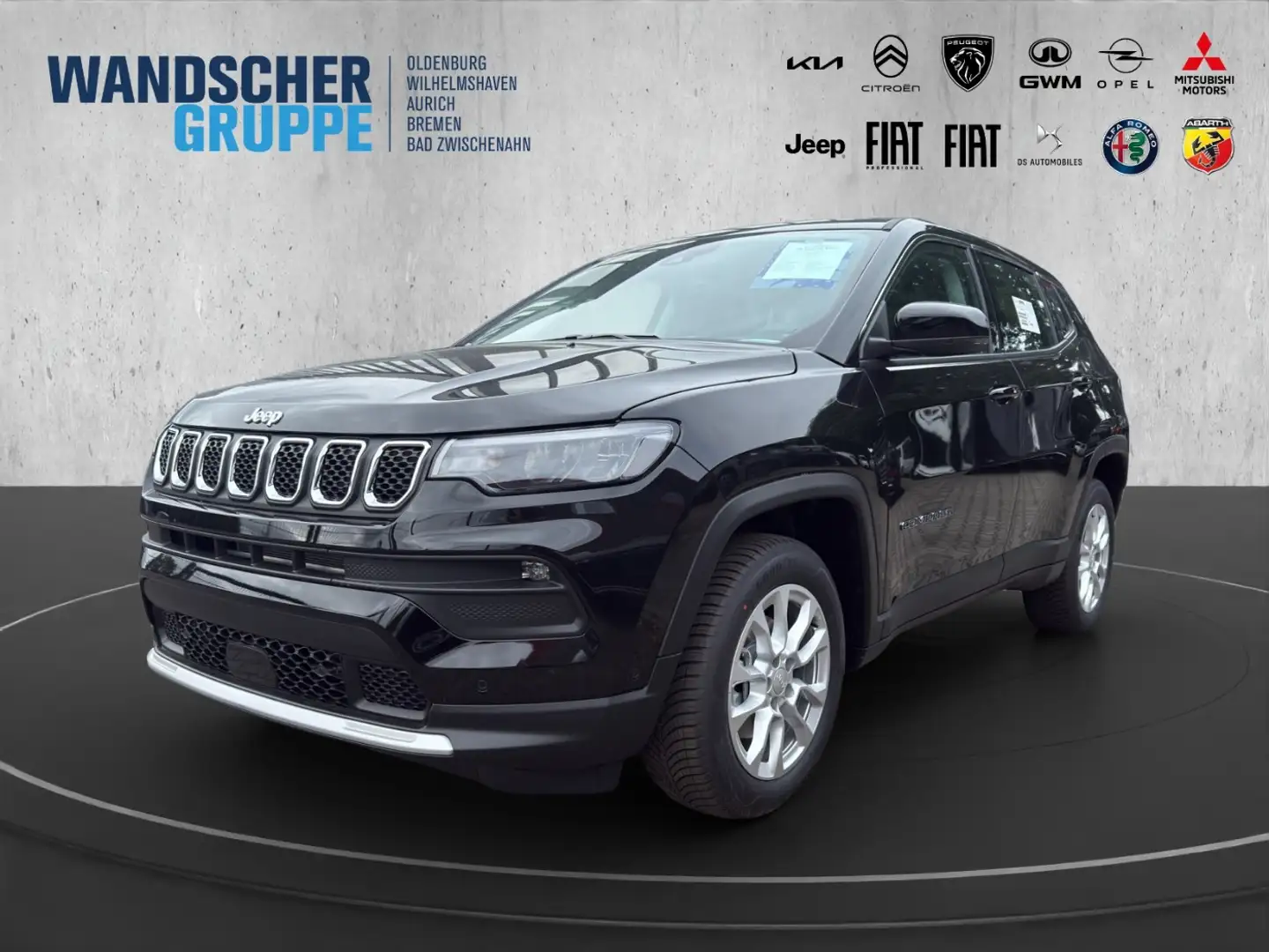 Jeep Compass e-Hybrid MY25 Altitude 1.5l FWD *PDC*SHZ* Zwart - 1
