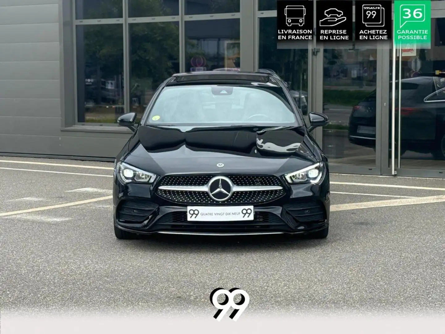 Mercedes-Benz CLA 220 220 d - BV 8G-DCT - BM 118 AMG Line PHASE 1 Noir - 2