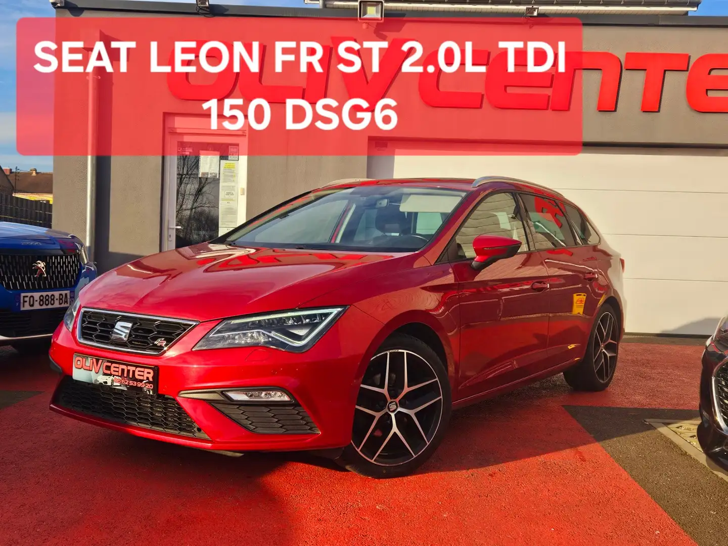 SEAT Leon ST 2.0 TDI 150 Start/Stop DSG6 FR Rojo - 1