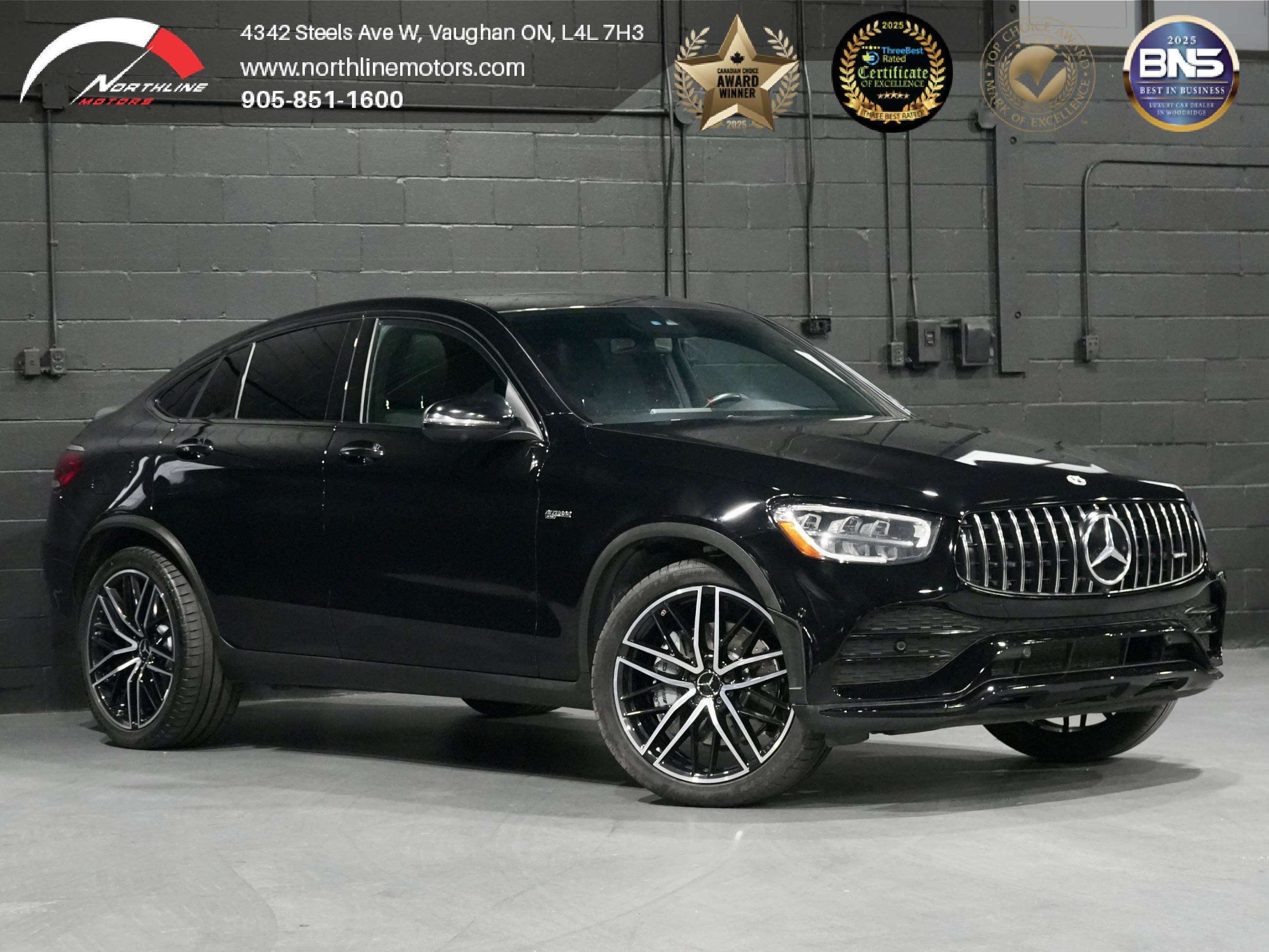 Black 2022 Mercedes-Benz GLC Coupe All-Wheel Drive Automatic