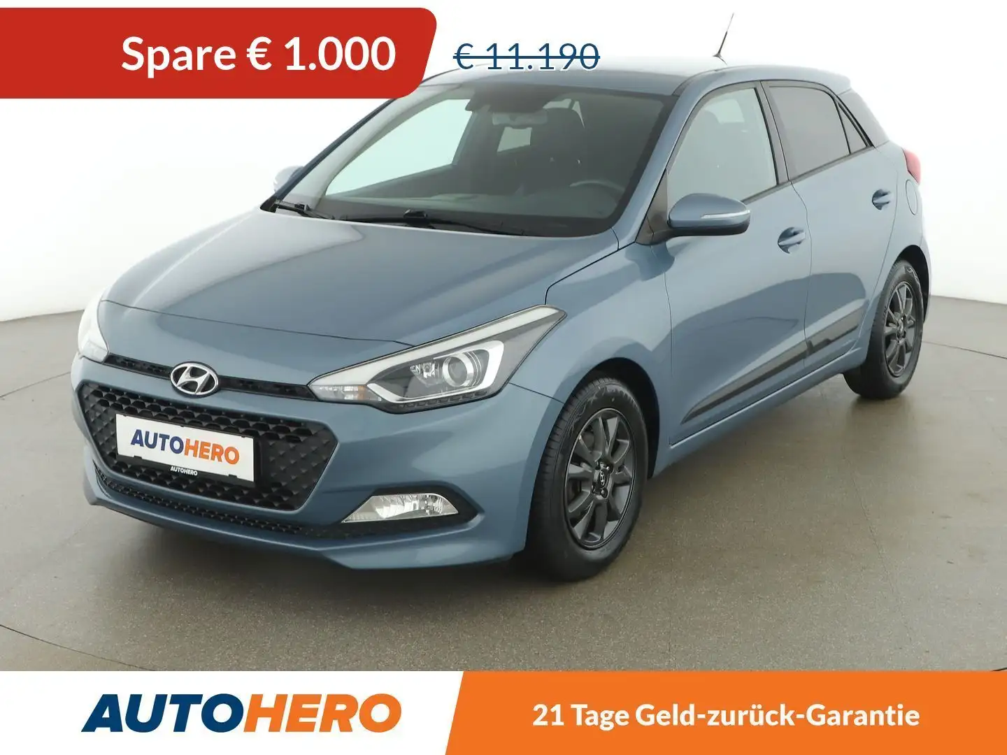 Hyundai i20 1.2 Edition 25 *TEMPO*SPUR*KLIMA* Blau - 1