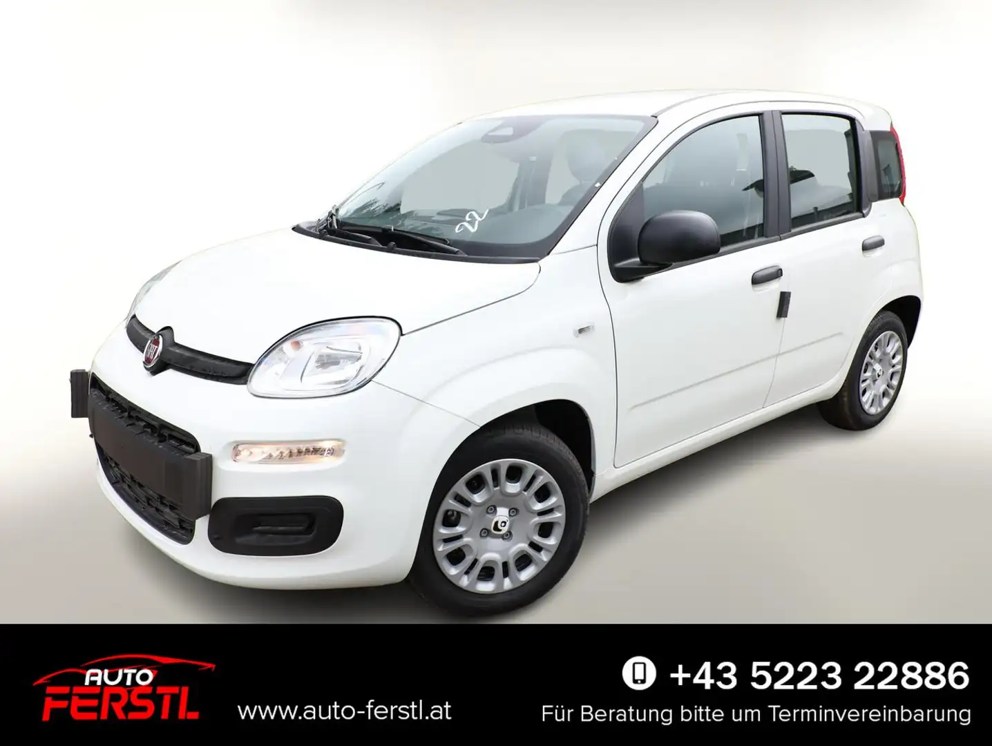Fiat Panda MHEV 5"-DAB 5-Sitzer PDC DigCo LaneA Temp 51 kW... Weiß - 1