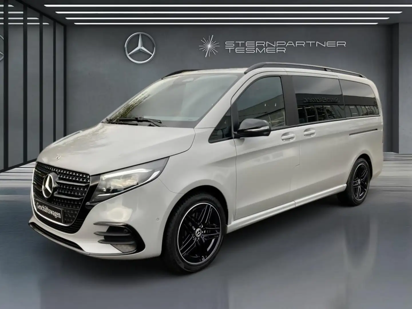 Mercedes-Benz V 300 d 4M EXCLUSIVE Lang AMG+AIRMAT+StHz+AHK2,5t Gris - 1