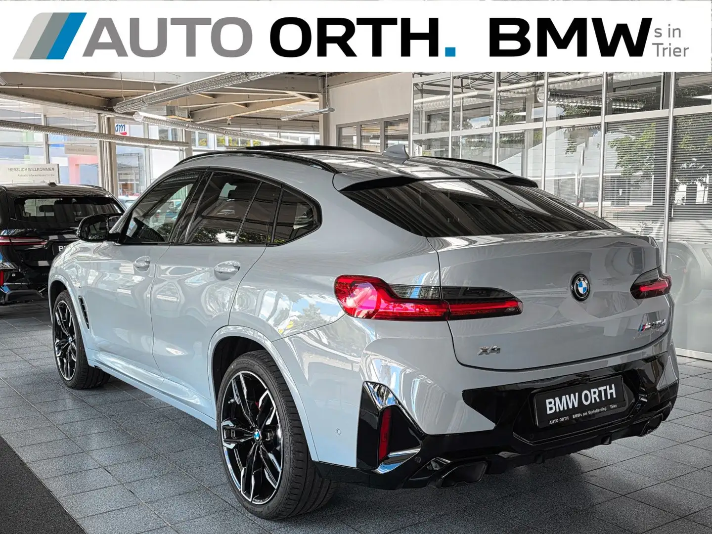 BMW X4 M40d LEDER PANO HUD ST.HZ ACC HK 360° AHK 21" Grau - 2