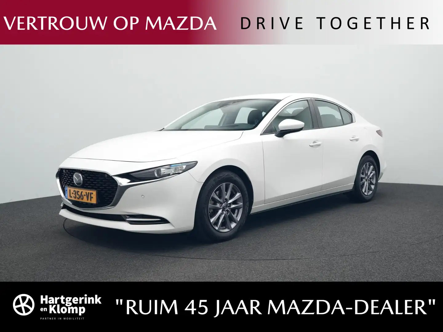 Mazda 3 2.0 e-SkyActiv-X Comfort met Bose/Leer pakket : de Blanc - 1