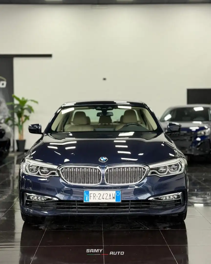 BMW 520 Serie 5  xdrive Luxury auto Bleu - 1