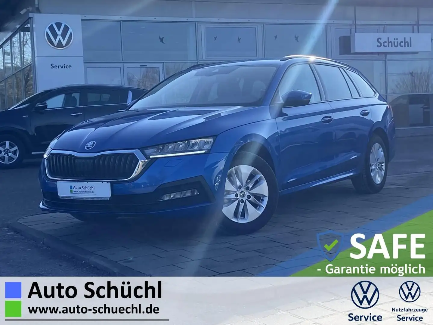 Skoda Octavia Combi 2.0 TDI DSG Ambition SMART-LINK+AH Blau - 1