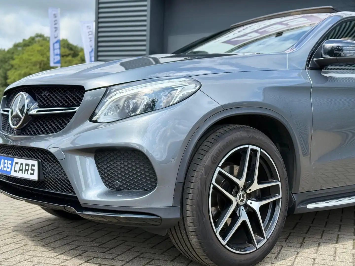 Mercedes-Benz GLE 350 Coupé d 4MATIC |PANO|MEMORY|360 CAMERA|BOMVOL|AFNE Grijs - 2