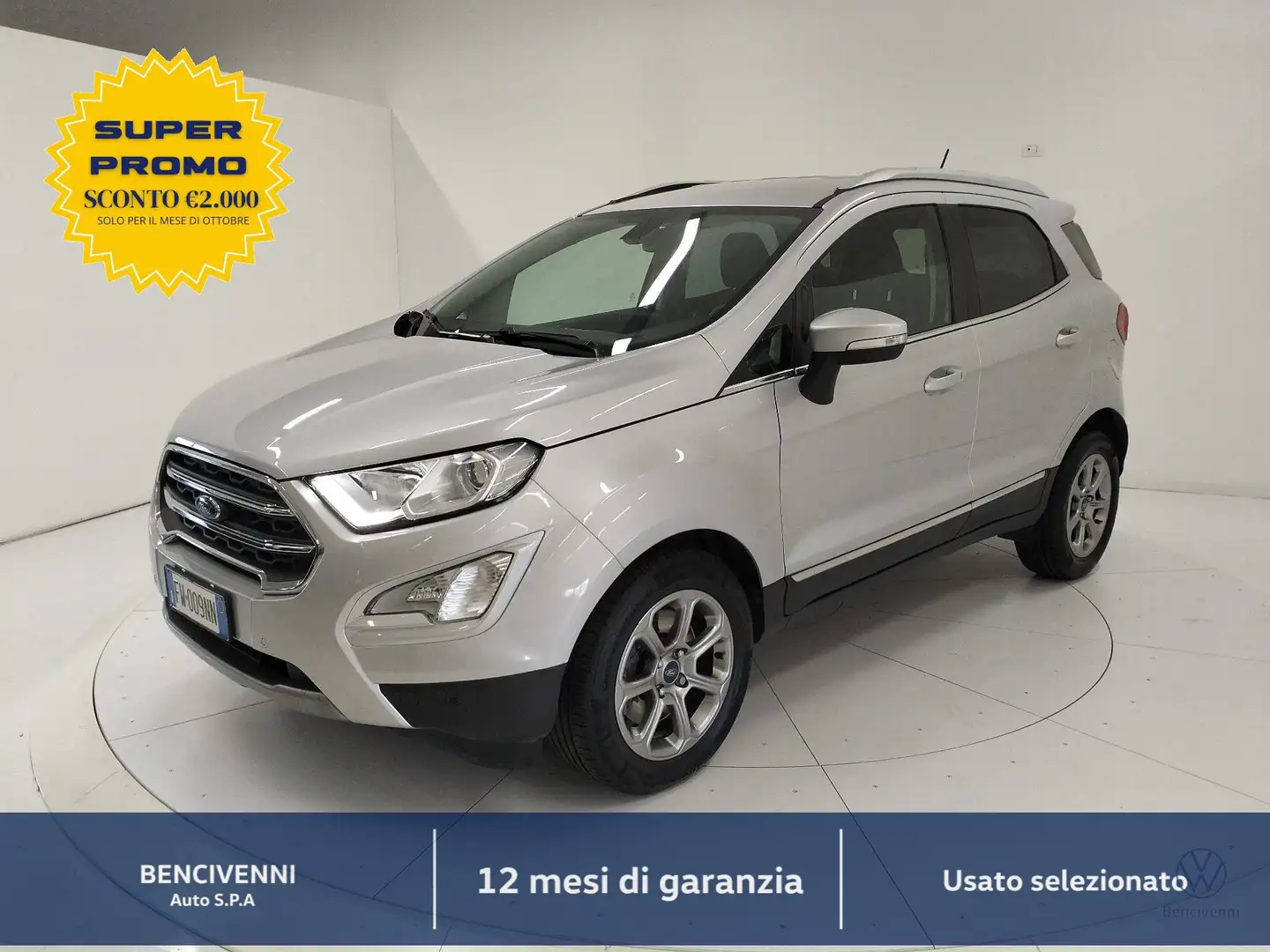 Ford EcoSport 1.5 TDCi 100 CV Start&Stop Titanium Gris - 1