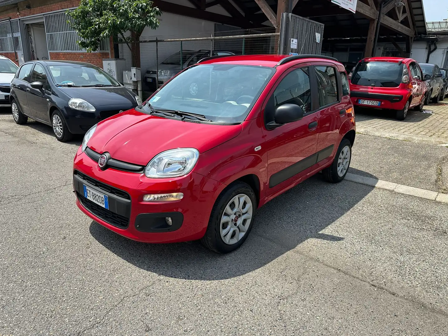 Fiat Panda Panda 1.2 Benzina Gas Pop 80cv Rojo - 2