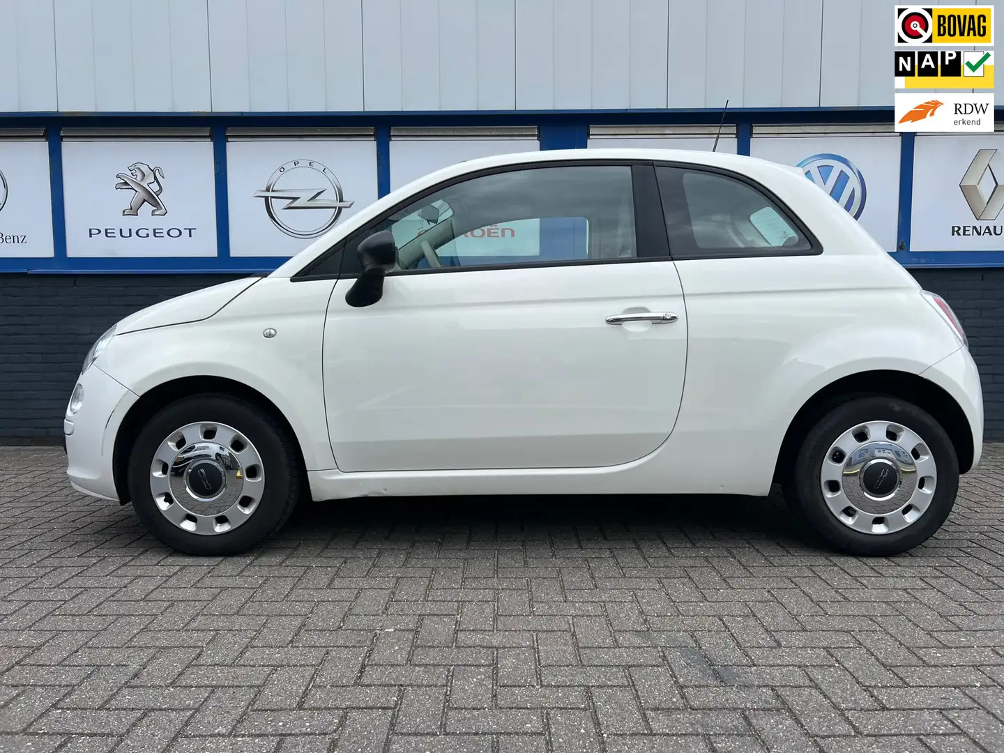 Fiat 500 1.2 Easy 10-2012 140000km 4995eu Weiß - 1