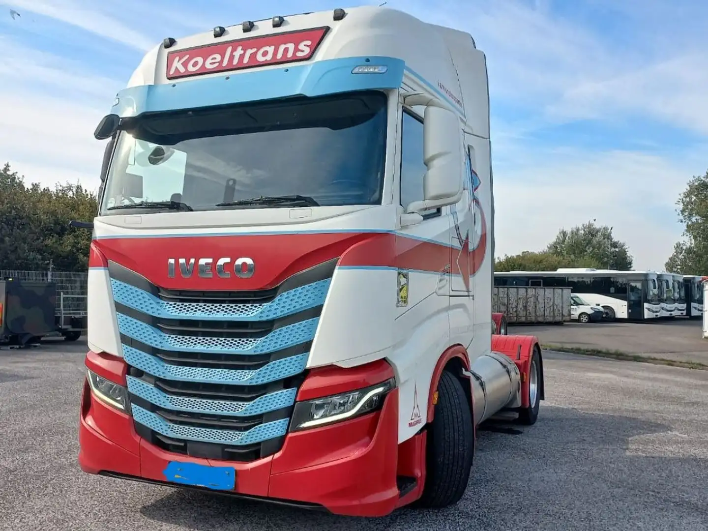 Iveco Stralis AS440S46T/P 2LNG Euro6 Intarder Klima Wit - 1