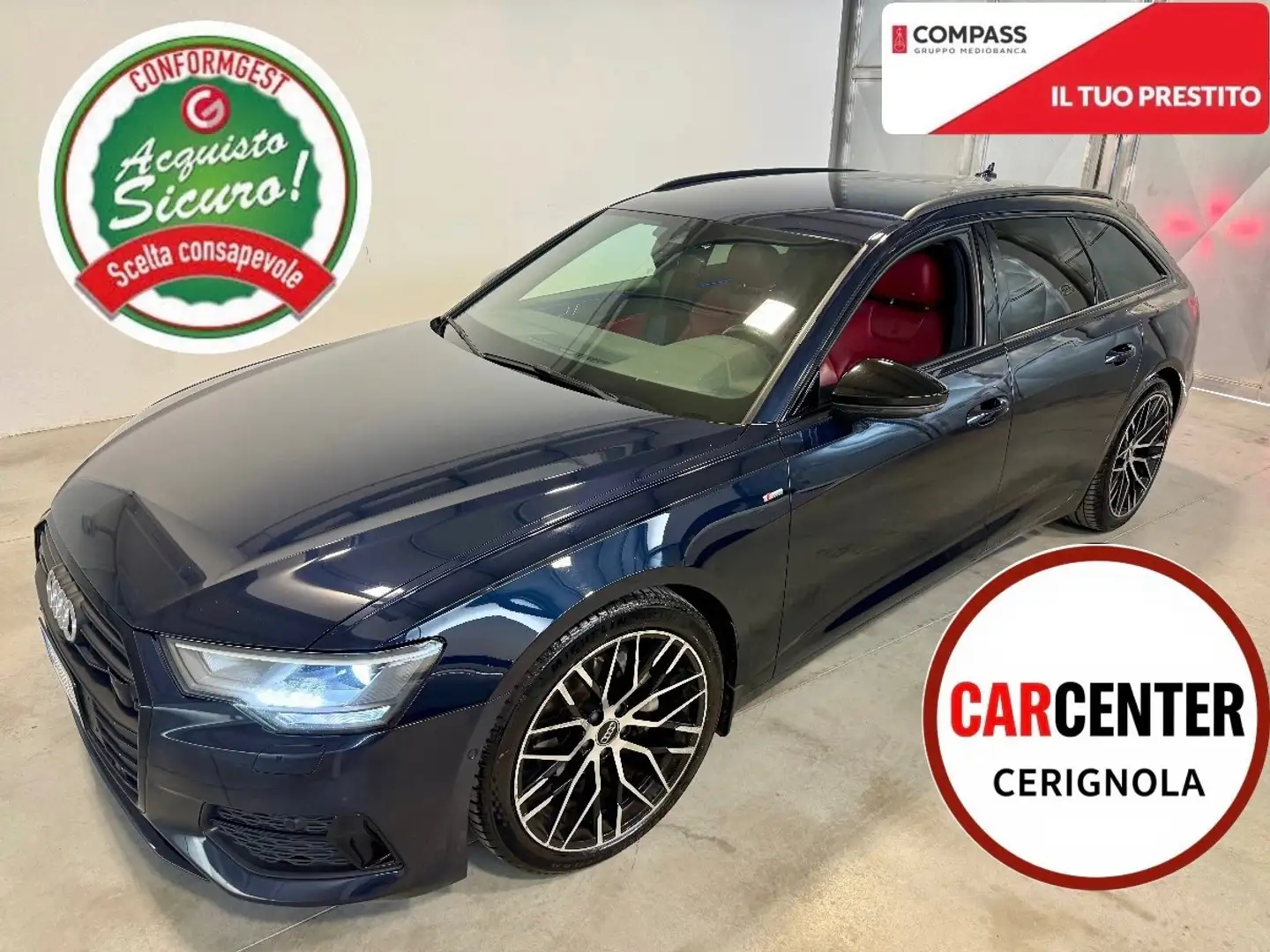 Audi A6 40 TDI SLINE STRONIC QUATTRO Bleu - 1