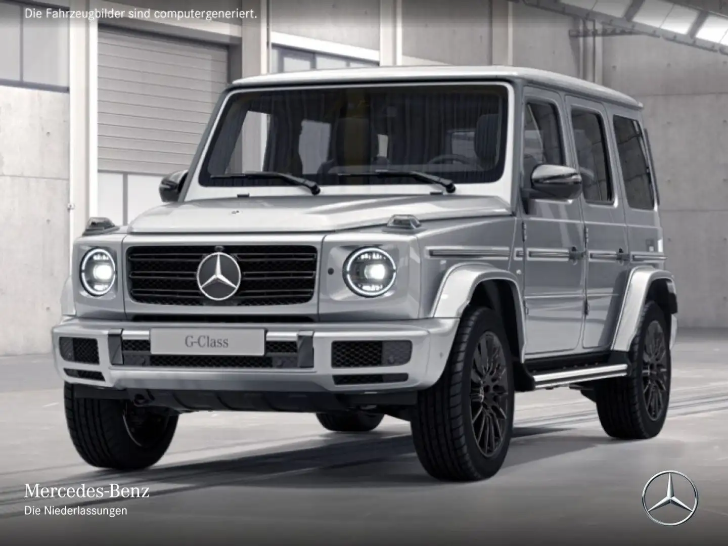 Mercedes-Benz G 500 GSD+360+AHK+MULTIBEAM+FAHRASS+BURMESTER+20" Silber - 2