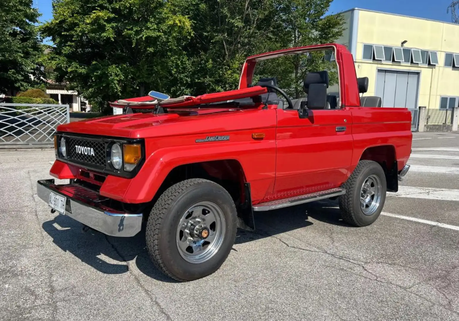 Toyota Land Cruiser LJ 70 2.4td cabrio [Restaurata] Červená - 1