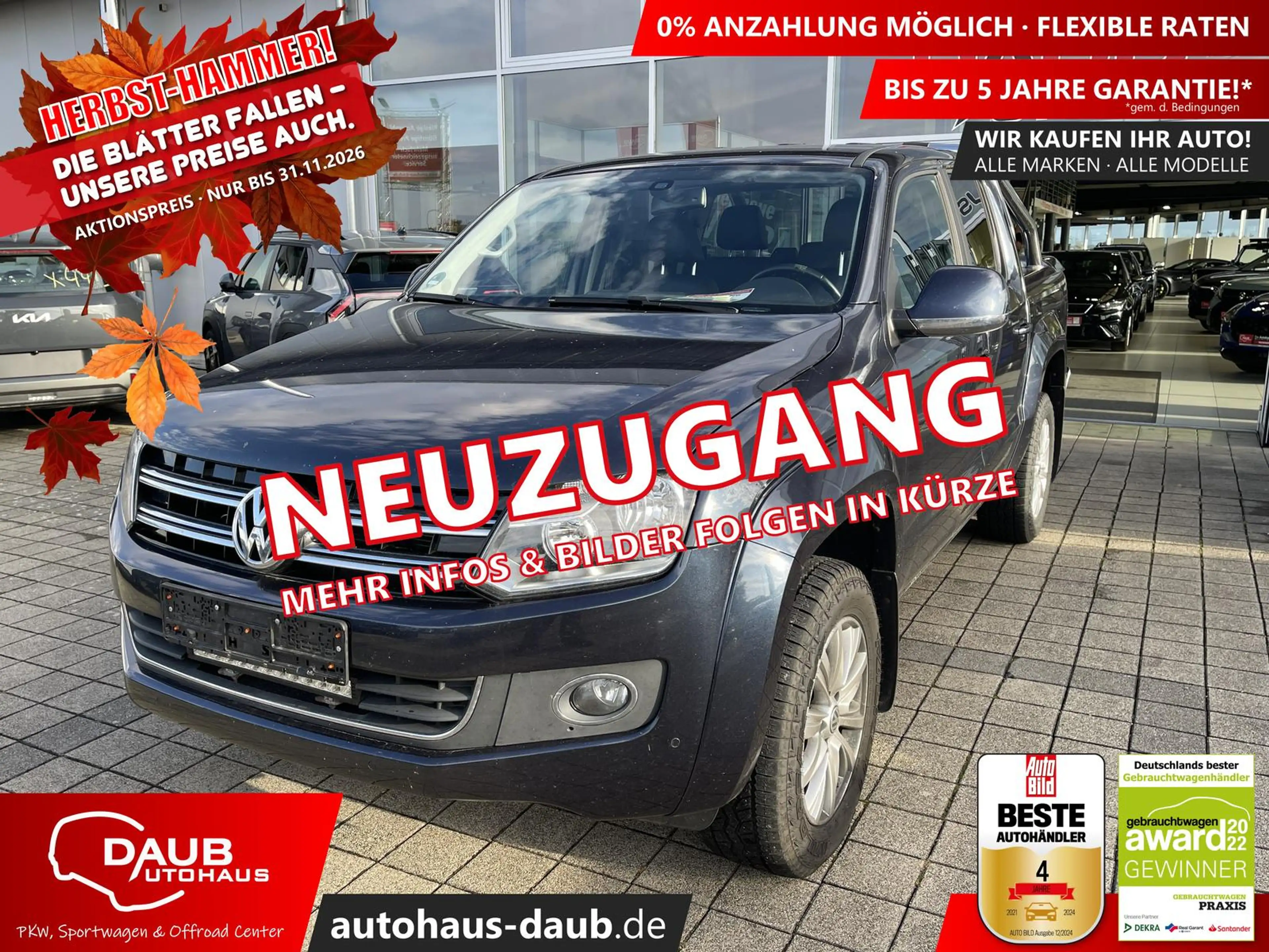 Volkswagen Amarok 2.0 TDI Highline Doka+4 Motion+AT+AHK3.2T