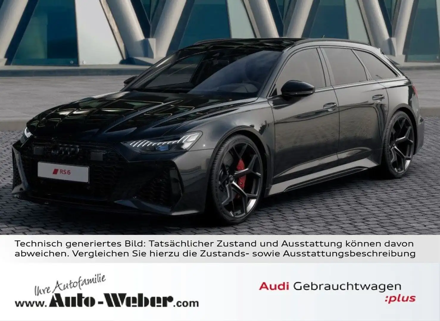 Audi RS6 Avant performance BLACK PANO HUD NACHT STHZG Schwarz - 1