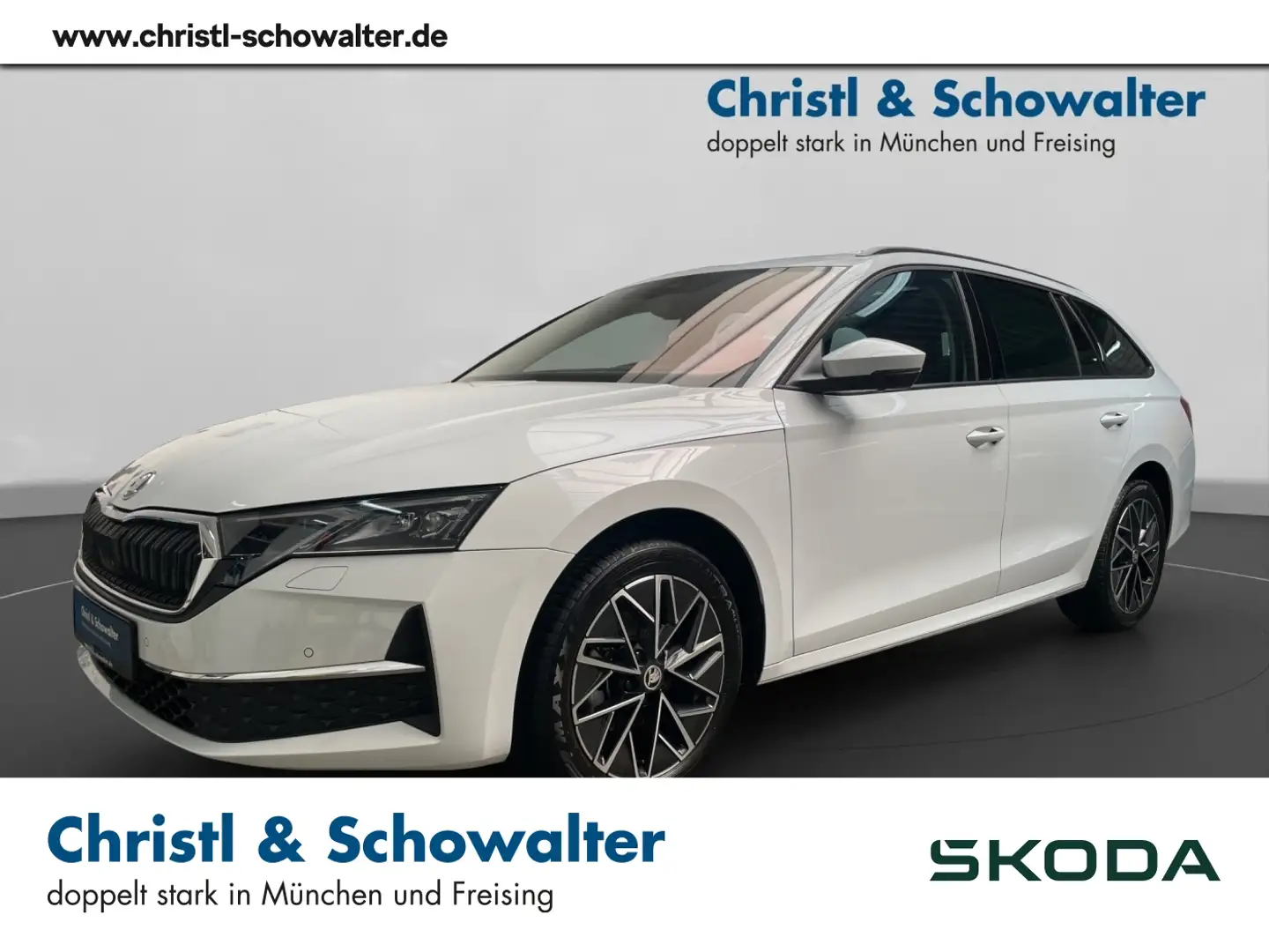 Skoda Octavia Combi Selection 2.0TDI MATRIX 3ZAC ACC Weiß - 1