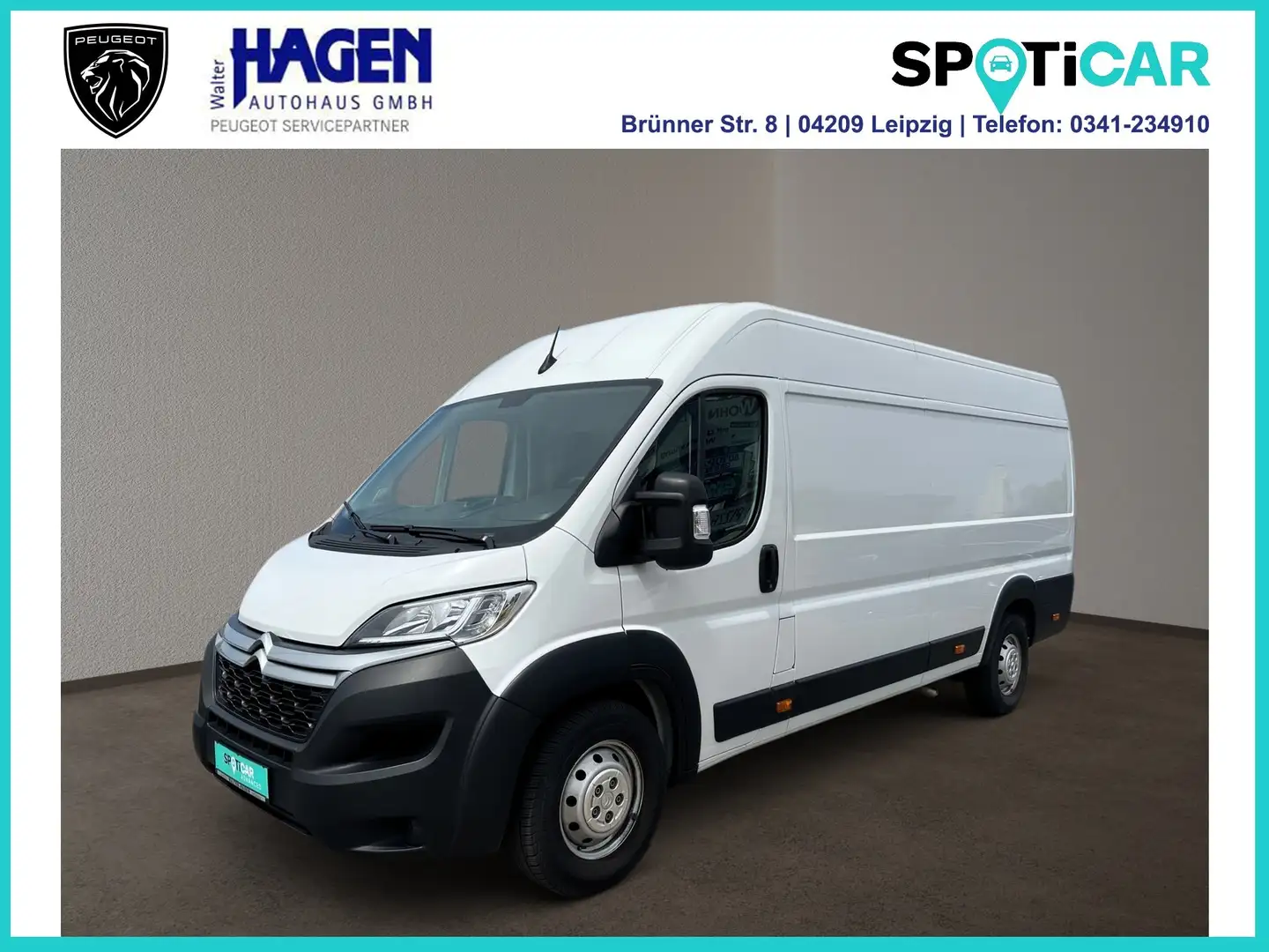 Citroen Jumper 35 Control Heavy 2.2 165 HDi L4H2 PDC/RFK Blanc - 1