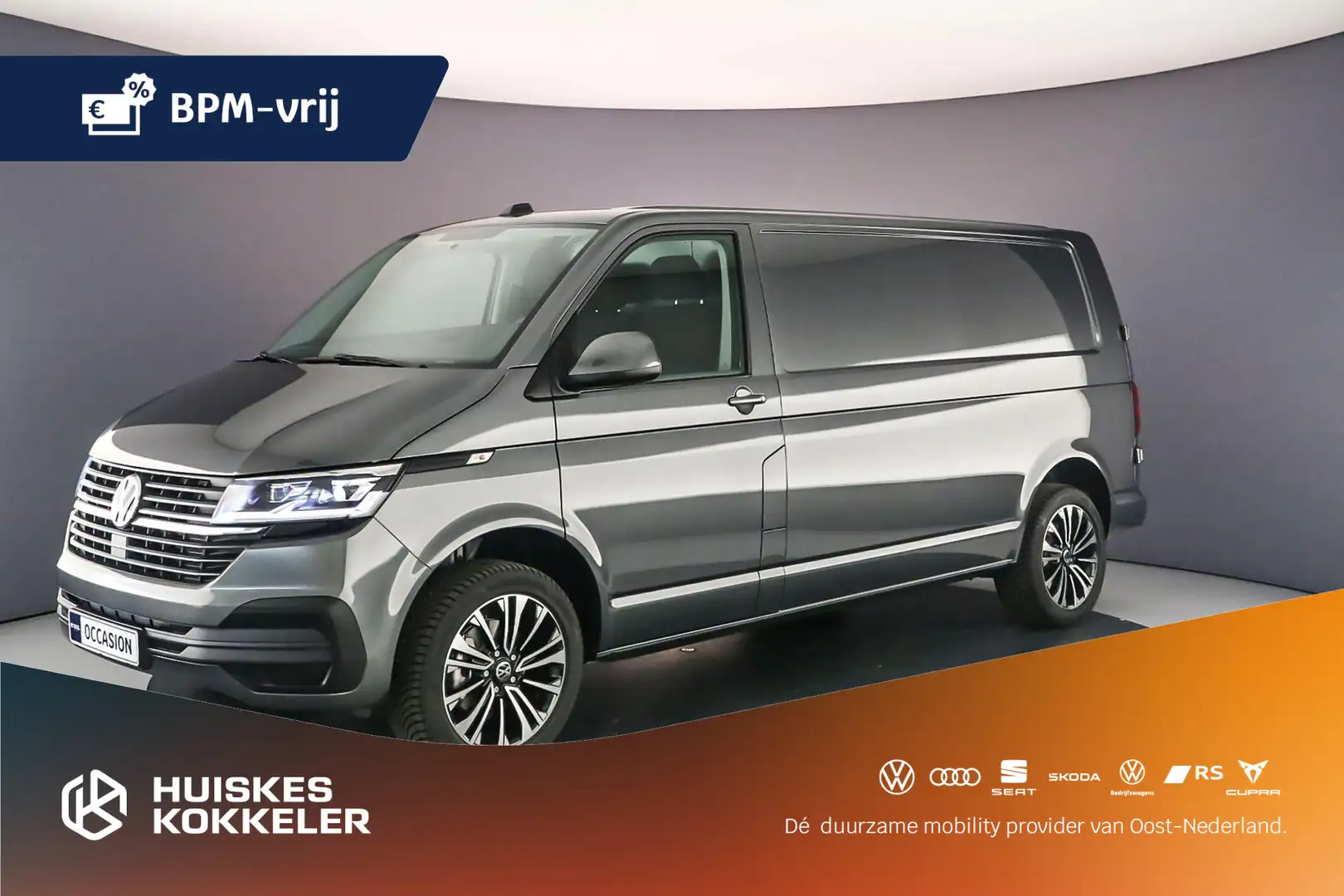 Volkswagen T6.1 Transporter T6.1 2.0 TDI 150pk DSG L2 | €14870 BPM-voordeel | Gris - 1