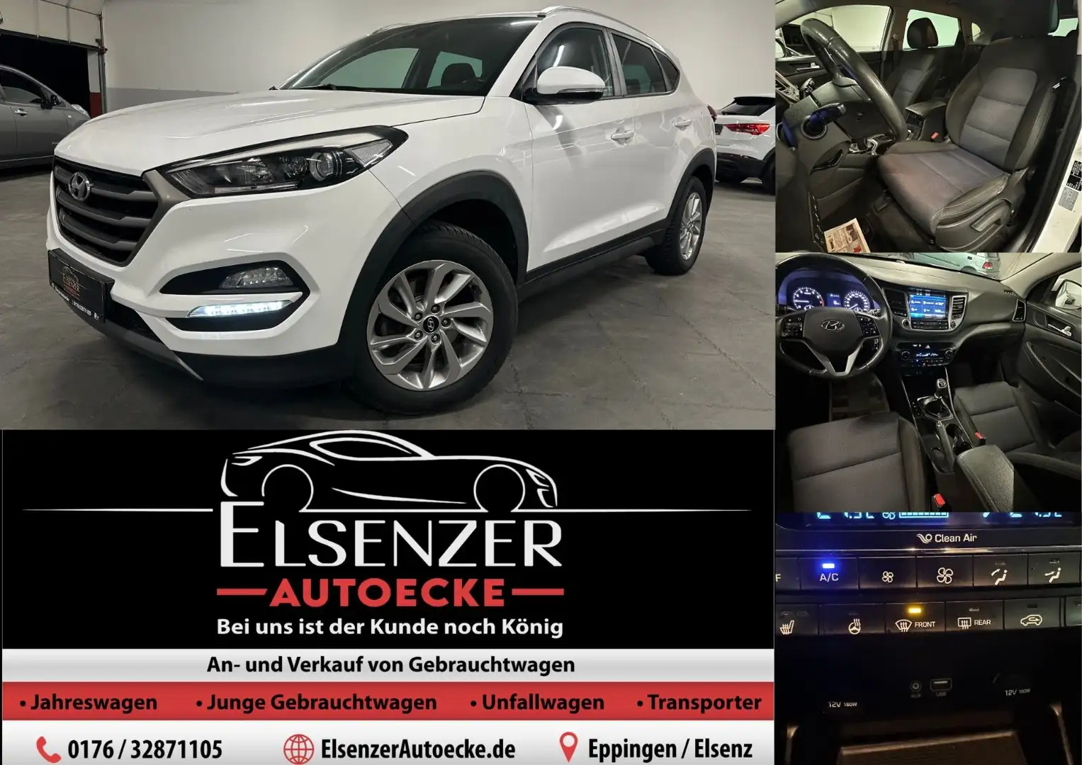 Hyundai TUCSON blue Intro Edition 2WD#LenkradHzg#Tempoma Weiß - 1