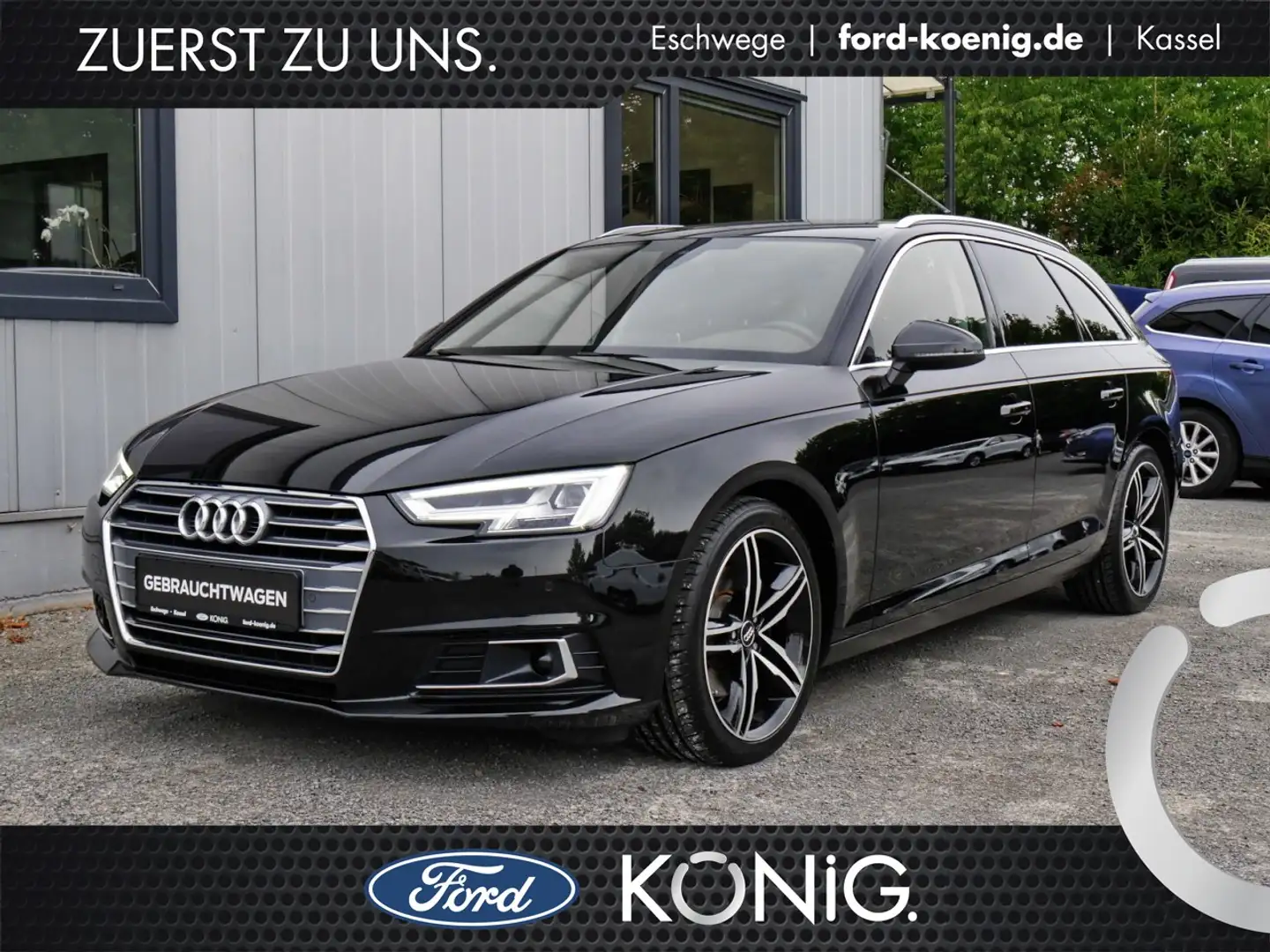 Audi A4 Avant Sport 2.0 TDI Aut.+ACC+Navi+LED+Sitzhzg Noir - 1