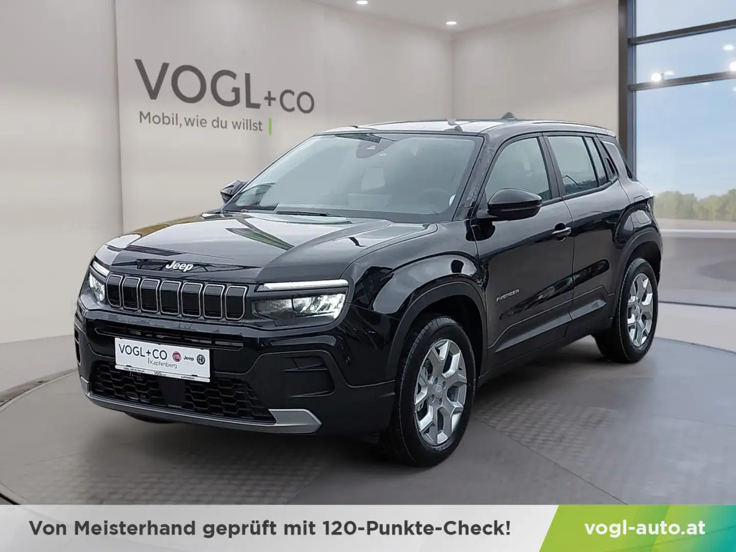 Jeep Avenger 1,2 GSE T3 Altitude Schwarz - 1