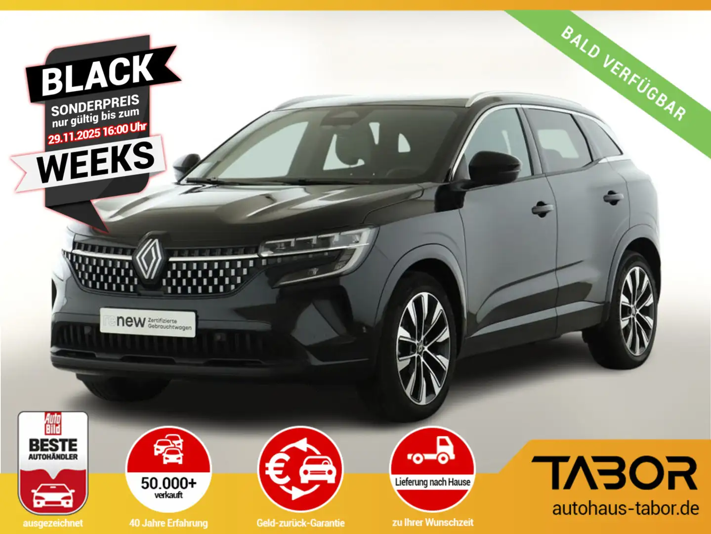 Renault Austral 1.3 MHEV 160 CVT Techno LookP eHK SHZ Schwarz - 1