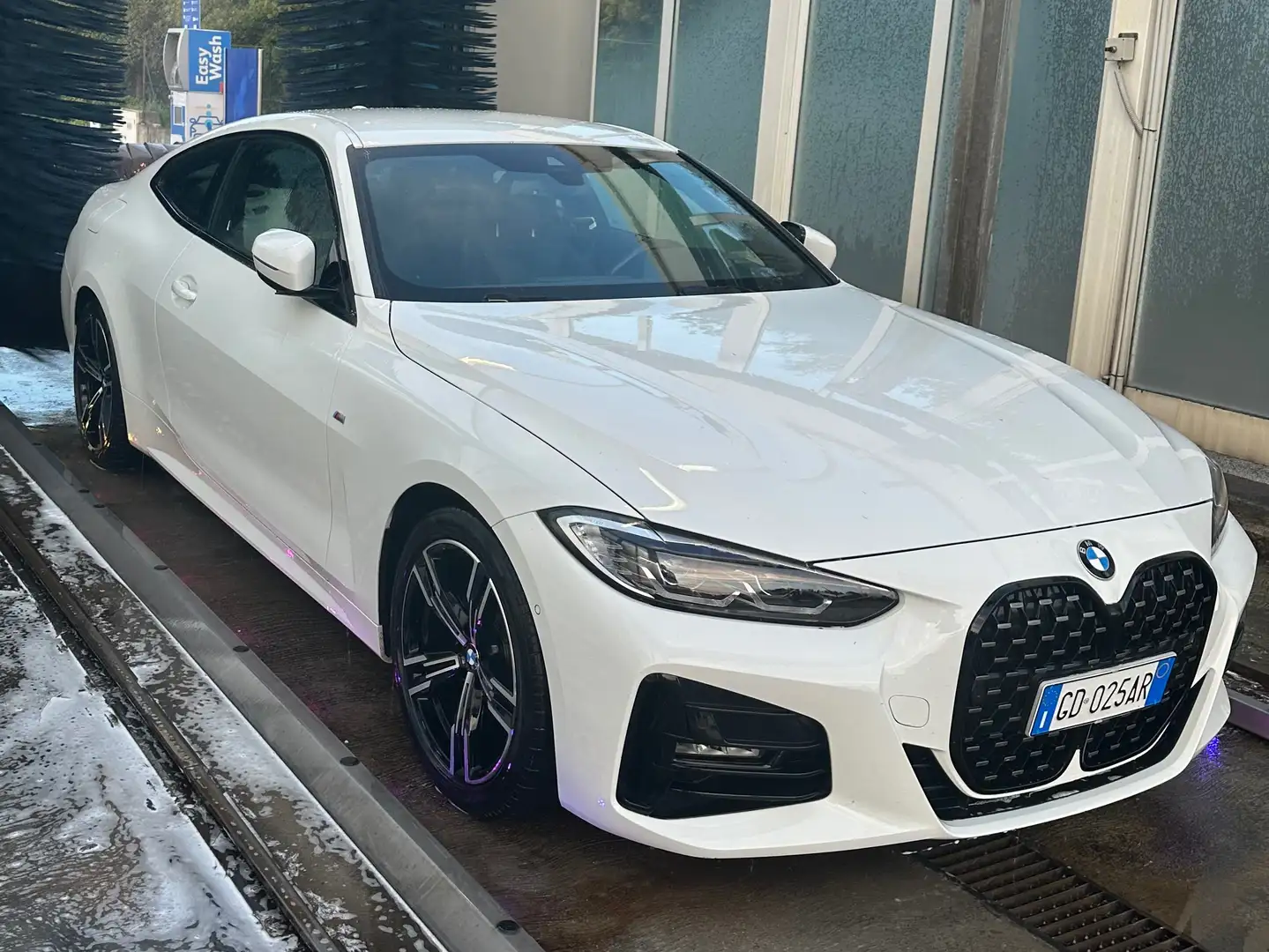 BMW 420 420d Coupe Msport auto Bianco - 2