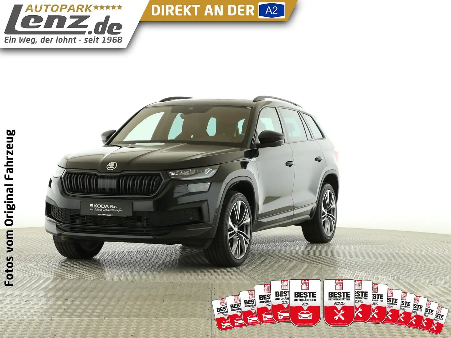 Skoda Kodiaq Sportline Matrix Navi Pano ACC SHZ PLA LM Negro - 1