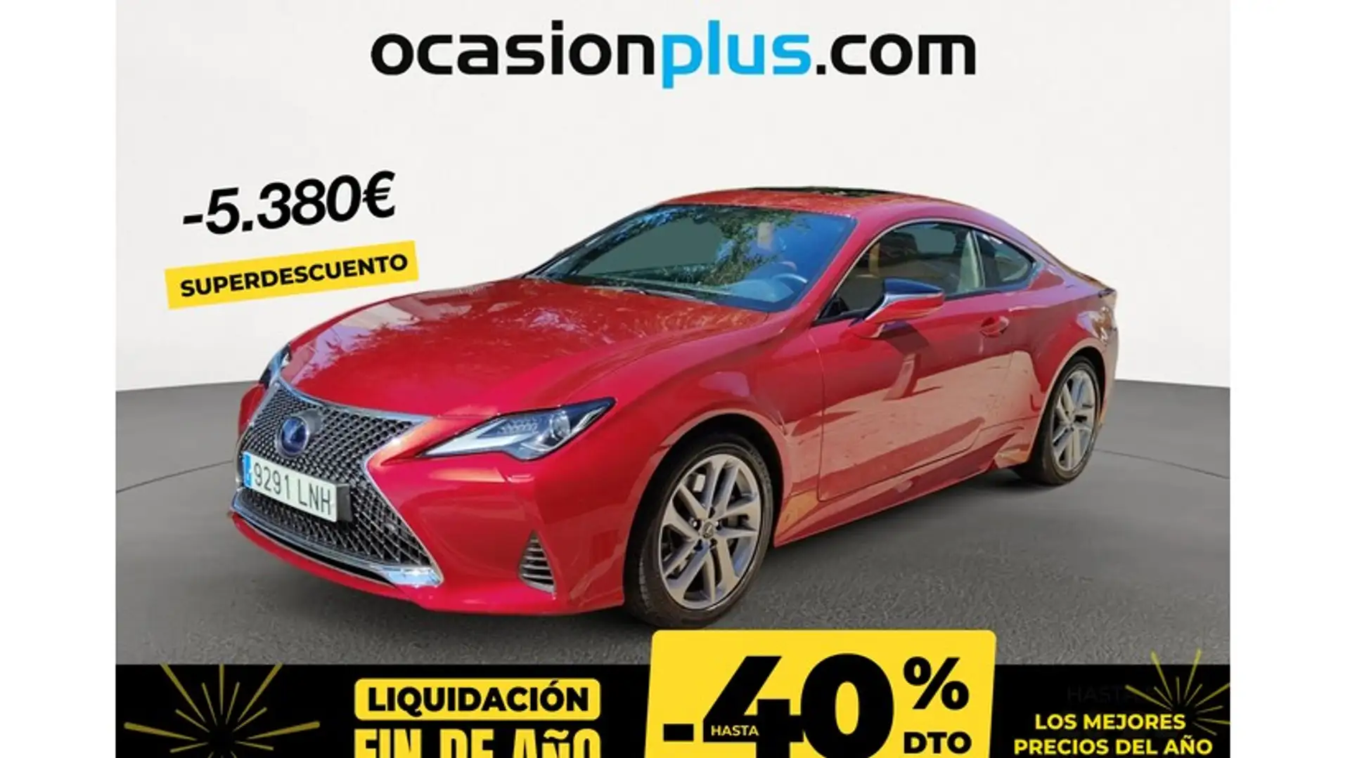 Lexus RC 300h Executive Rouge - 1