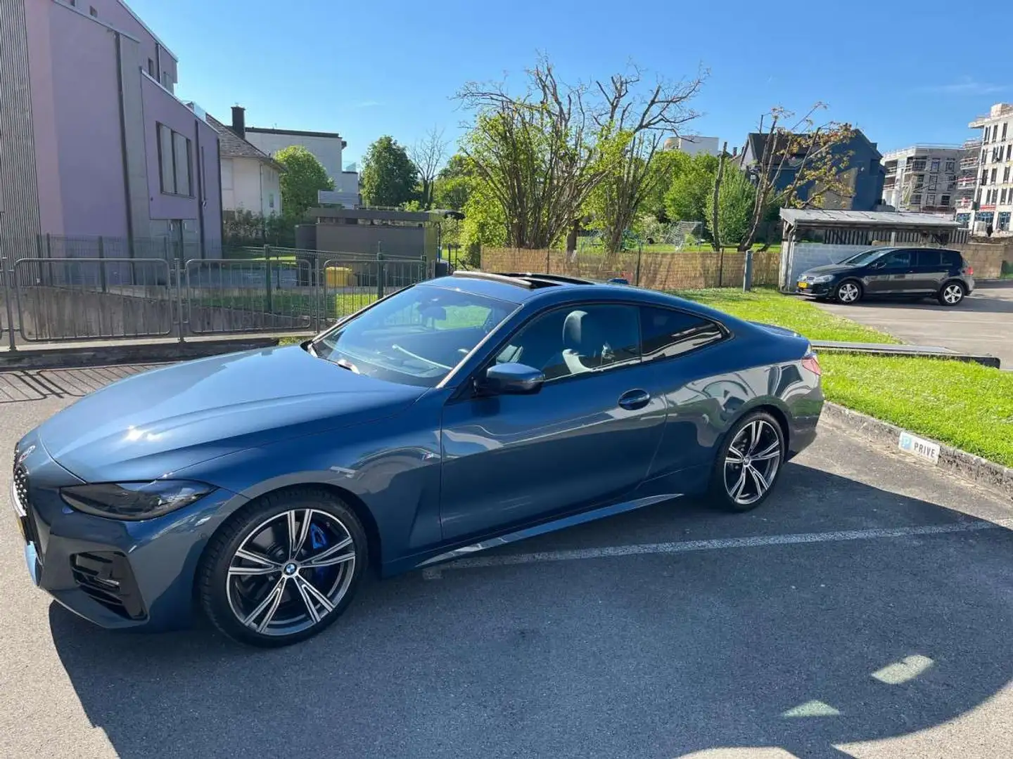 BMW 430 d Coupé MHEV XDrive Auto. PackM Bleu - 2