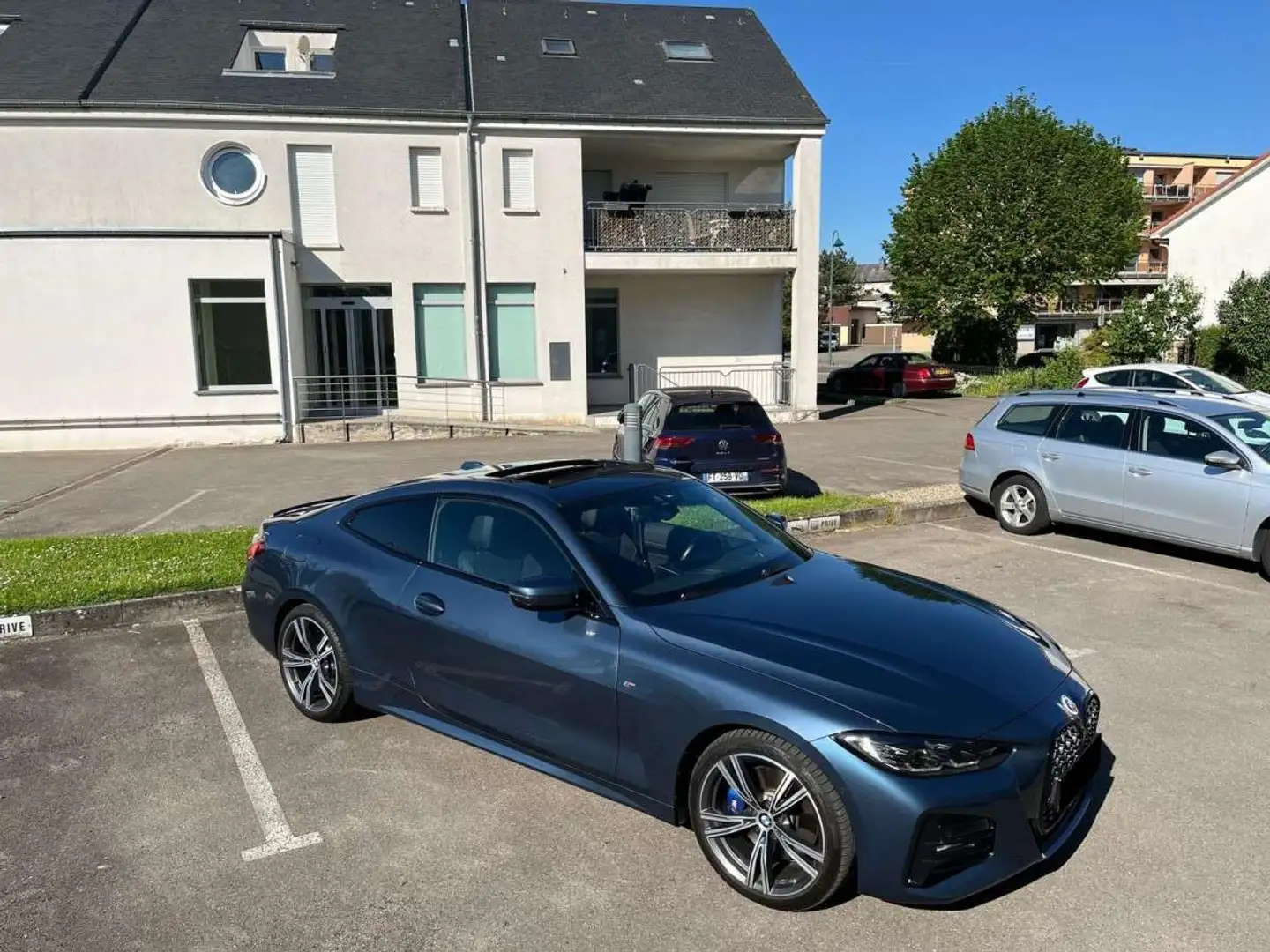 BMW 430 d Coupé MHEV XDrive Auto. PackM Bleu - 1